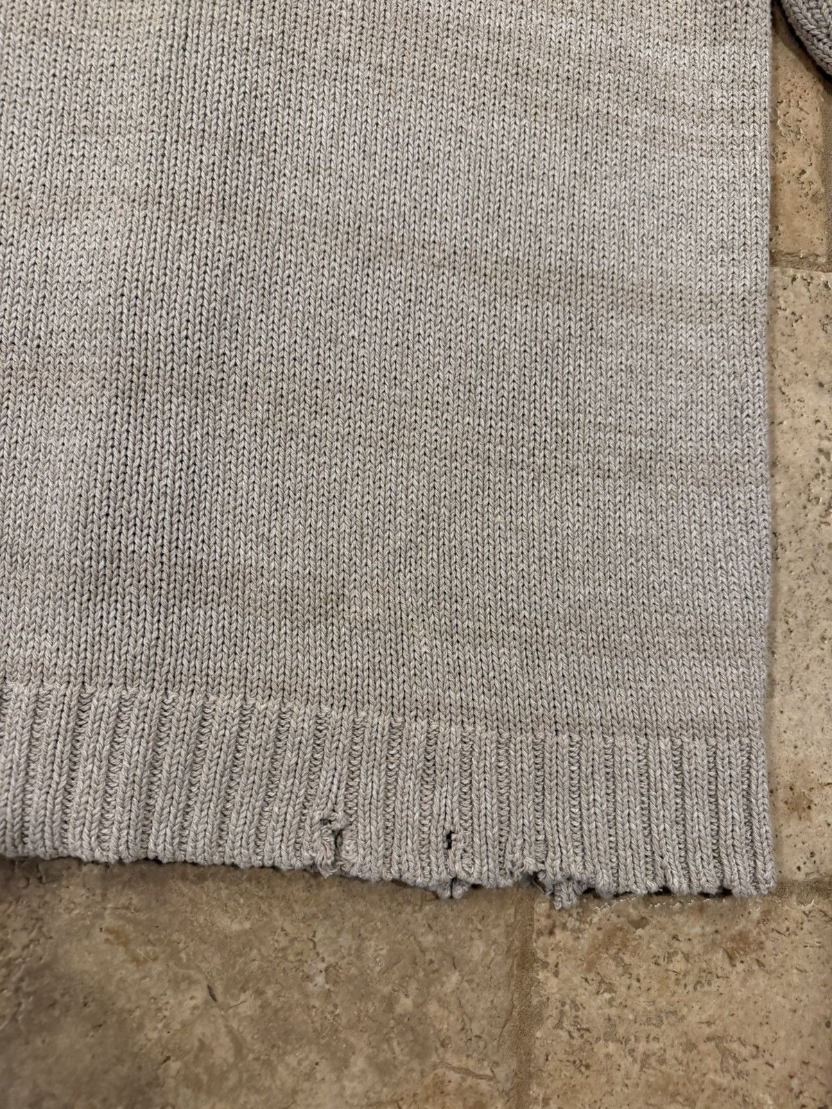 Maison Margiela Maison Margiela SS22 Ditressed Neutrals Cardigan Sweater Size US S / EU 44-46 / 1 - 13 Thumbnail