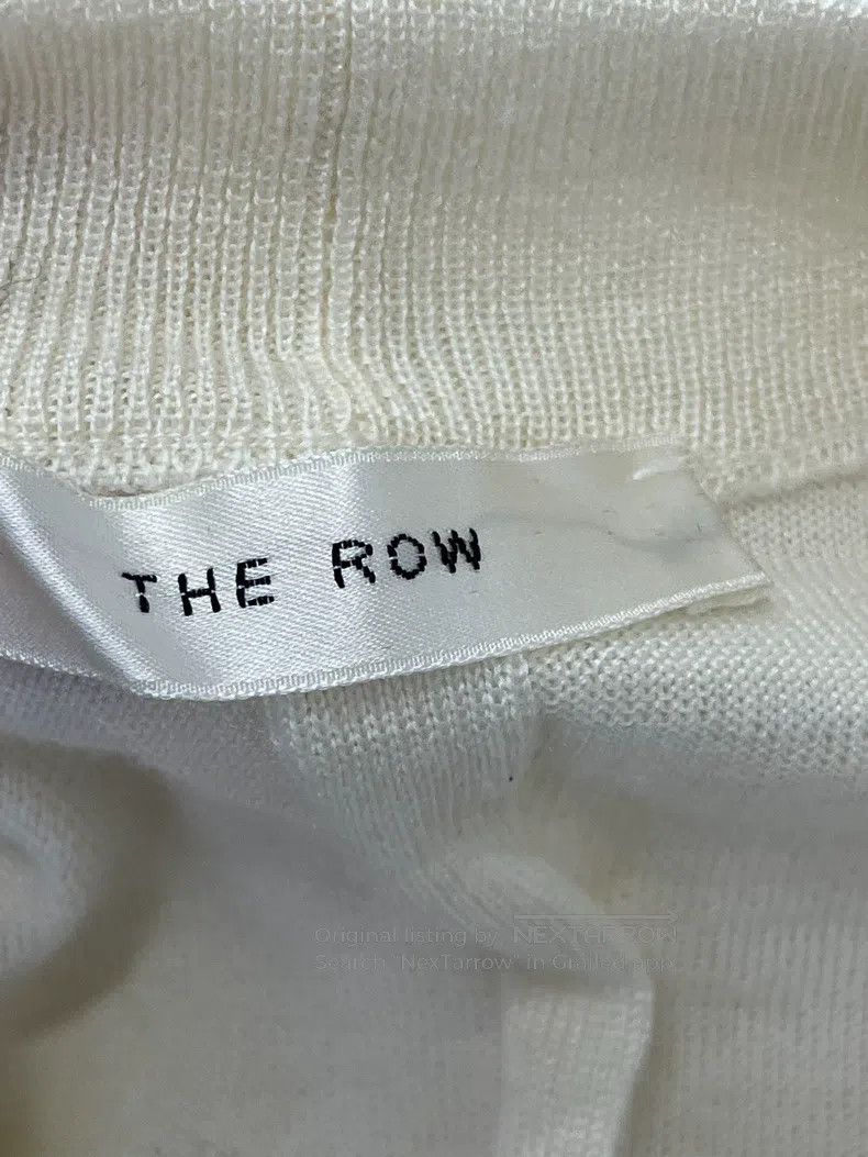 The Row The row White Knit Cardigan Size S / US 4 / IT 40 - 4 Thumbnail