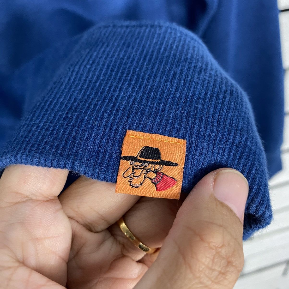 Japanese Brand 📌Vintage Sweatshirt Left Nona Cartoon Big Logo Size US L / EU 52-54 / 3 - 14 Thumbnail