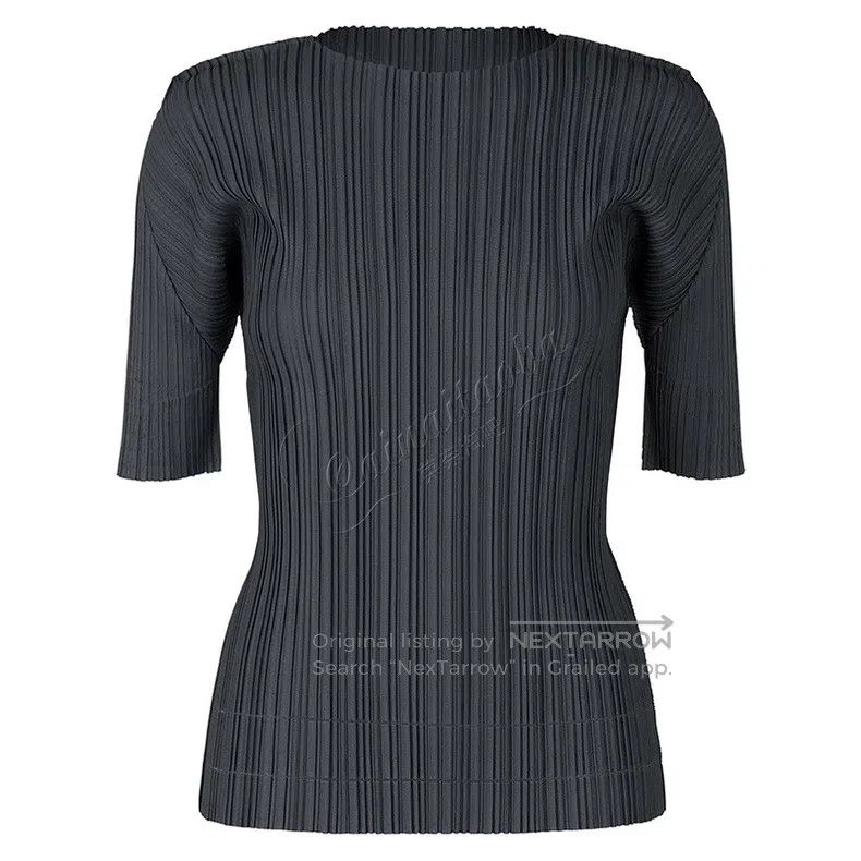 Issey Miyake Issey Miyake size:one size Short Sleeve Top Size XXS / US 00 / IT 34 - 1 Thumbnail