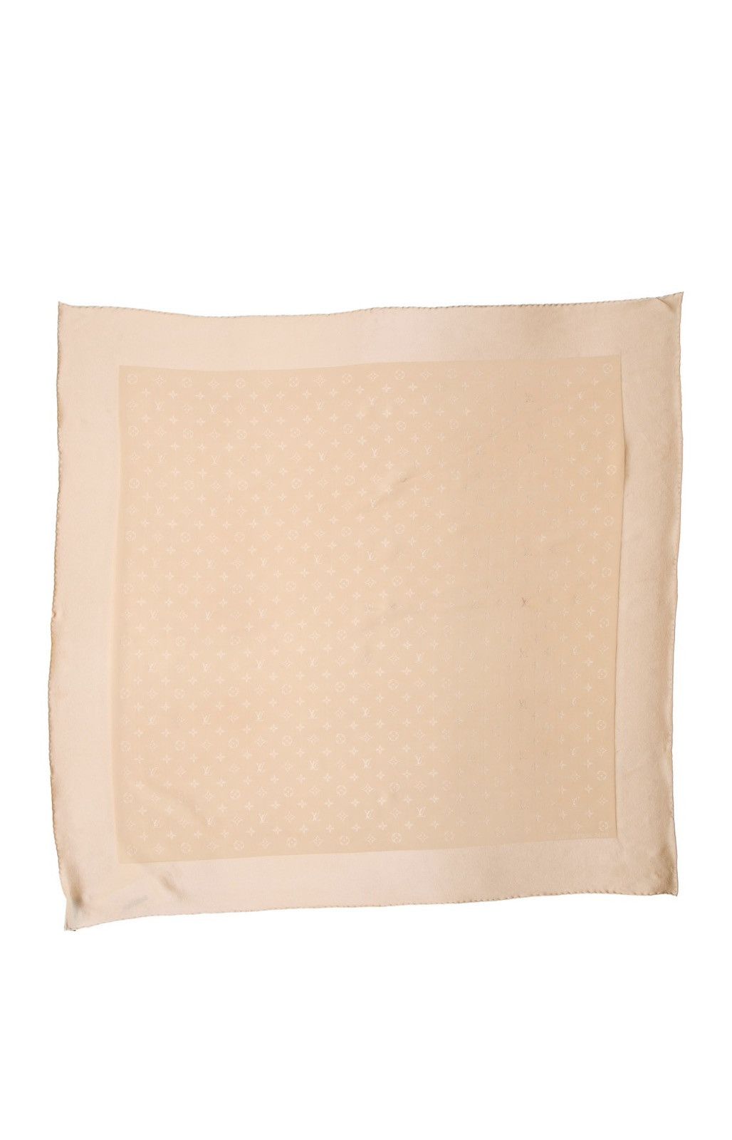 Louis Vuitton × Vintage Tan Louis Vuitton Scarf Size ONE SIZE - 3 Thumbnail