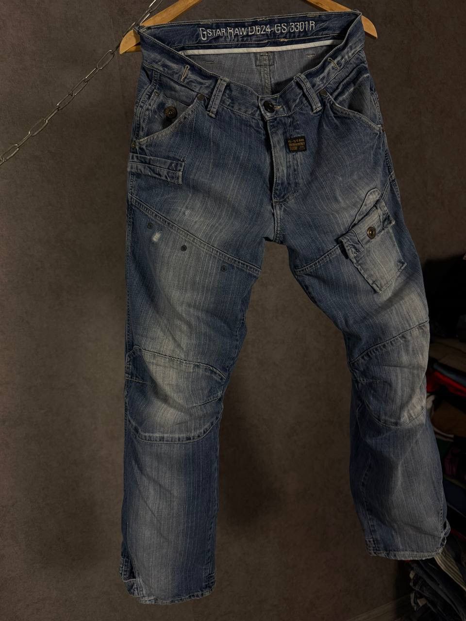 G-Star G Star Raw vintage designer biker jeans Size US 32 / EU 48 - 3 Thumbnail