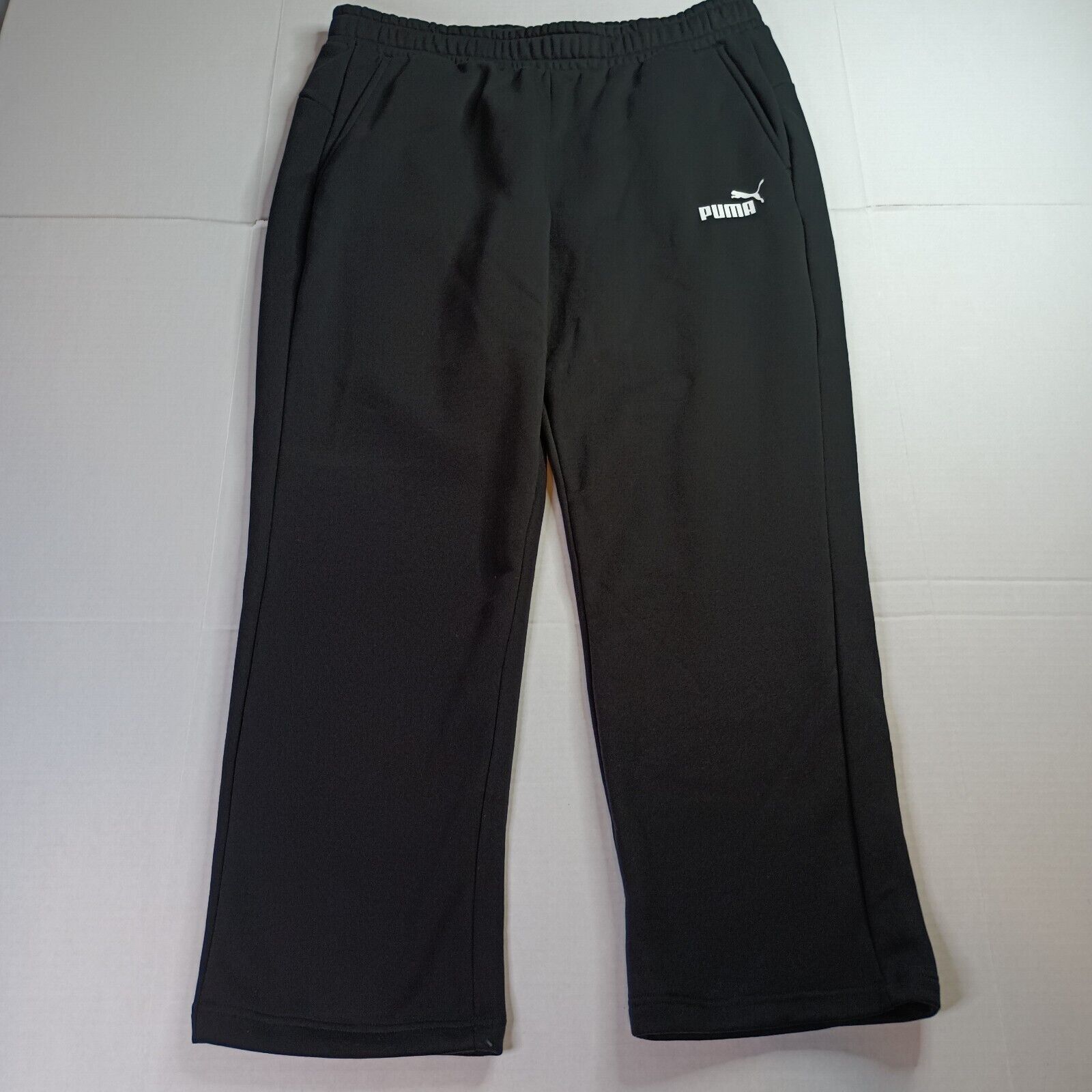 Puma Puma Sweatpants Men's XL Black Straight Leg Drawstring Size US 38 / EU 54 - 1 Thumbnail