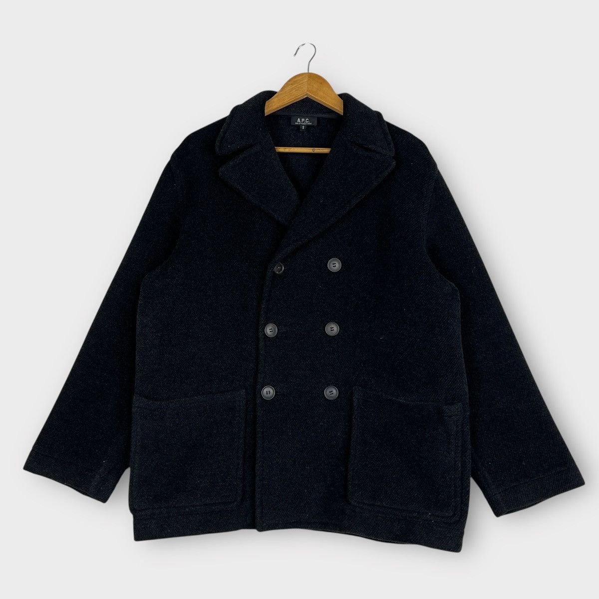A.P.C. Vintage Apc Double Breasted Peacoat Size US S / EU 44-46 / 1 - 2 Thumbnail