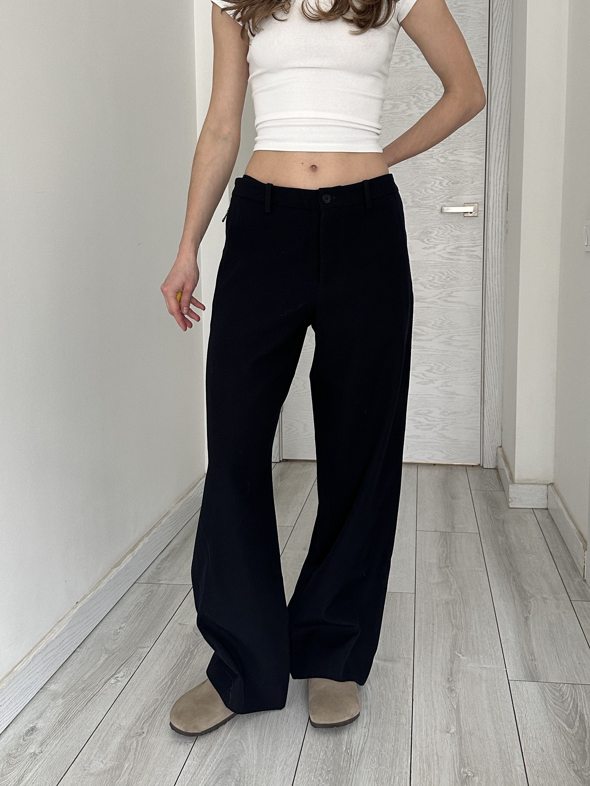 Versace Vintage Versace Navy Pants Trousers Size 36" / US 14 / IT 50 - 1 Thumbnail