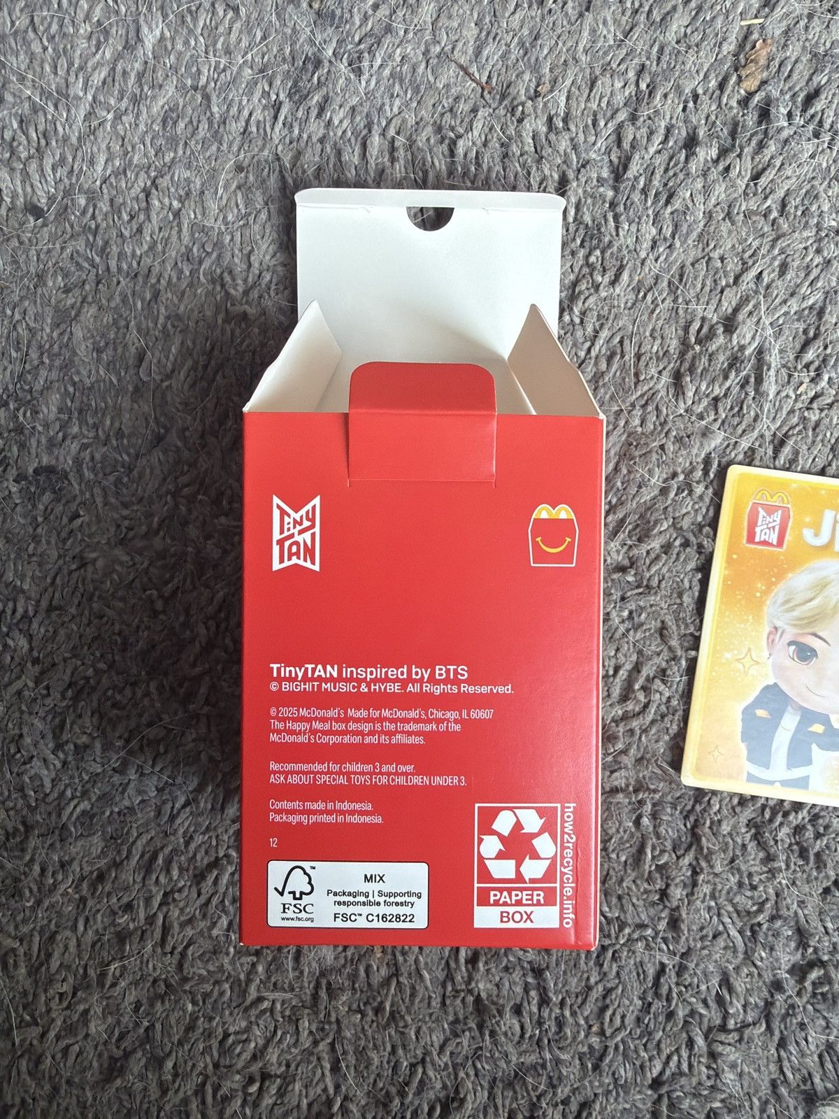 Hypebeast 2025 McDonald’s TinyTAN Jimin Figure Size ONE SIZE - 8 Thumbnail