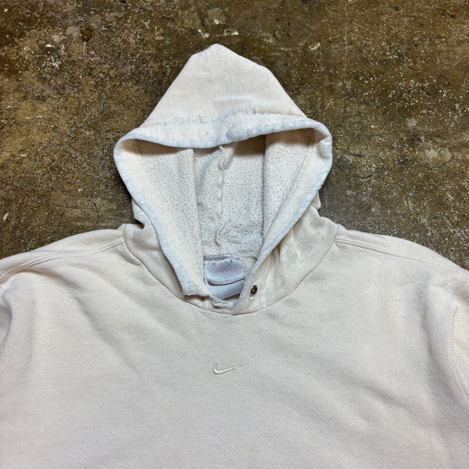 Nike × Vintage Vintage Y2K Nike Silver Tag Center Swoosh Hoodie Men's Large Size US L / EU 52-54 / 3 - 2 Thumbnail