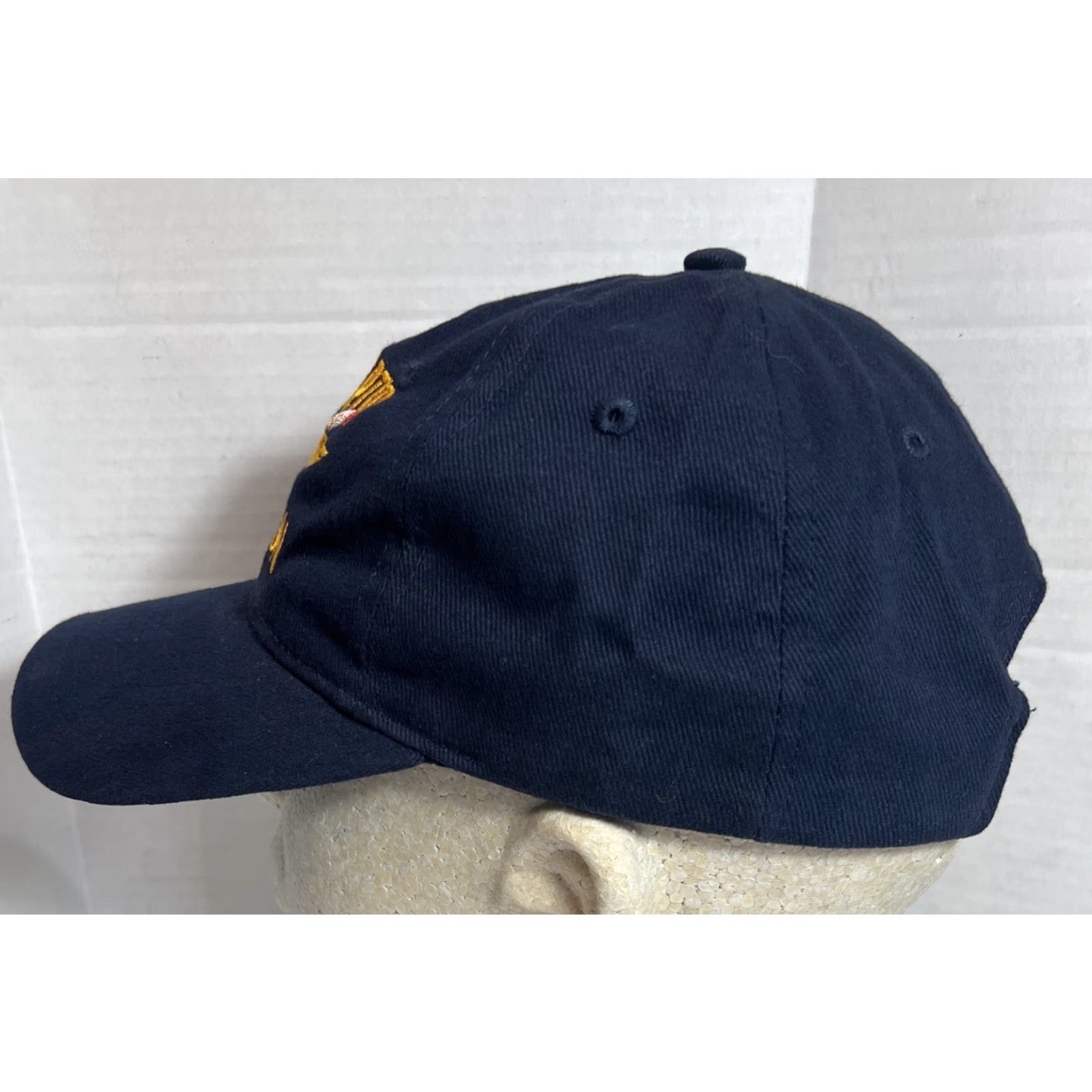 Vintage Aviation Hat Adjustable Strapback Baseball Cap Men One Size Blue Cotton Sportsman Men Adjustable Aviation Theme Cap Size ONE SIZE - 4 Thumbnail