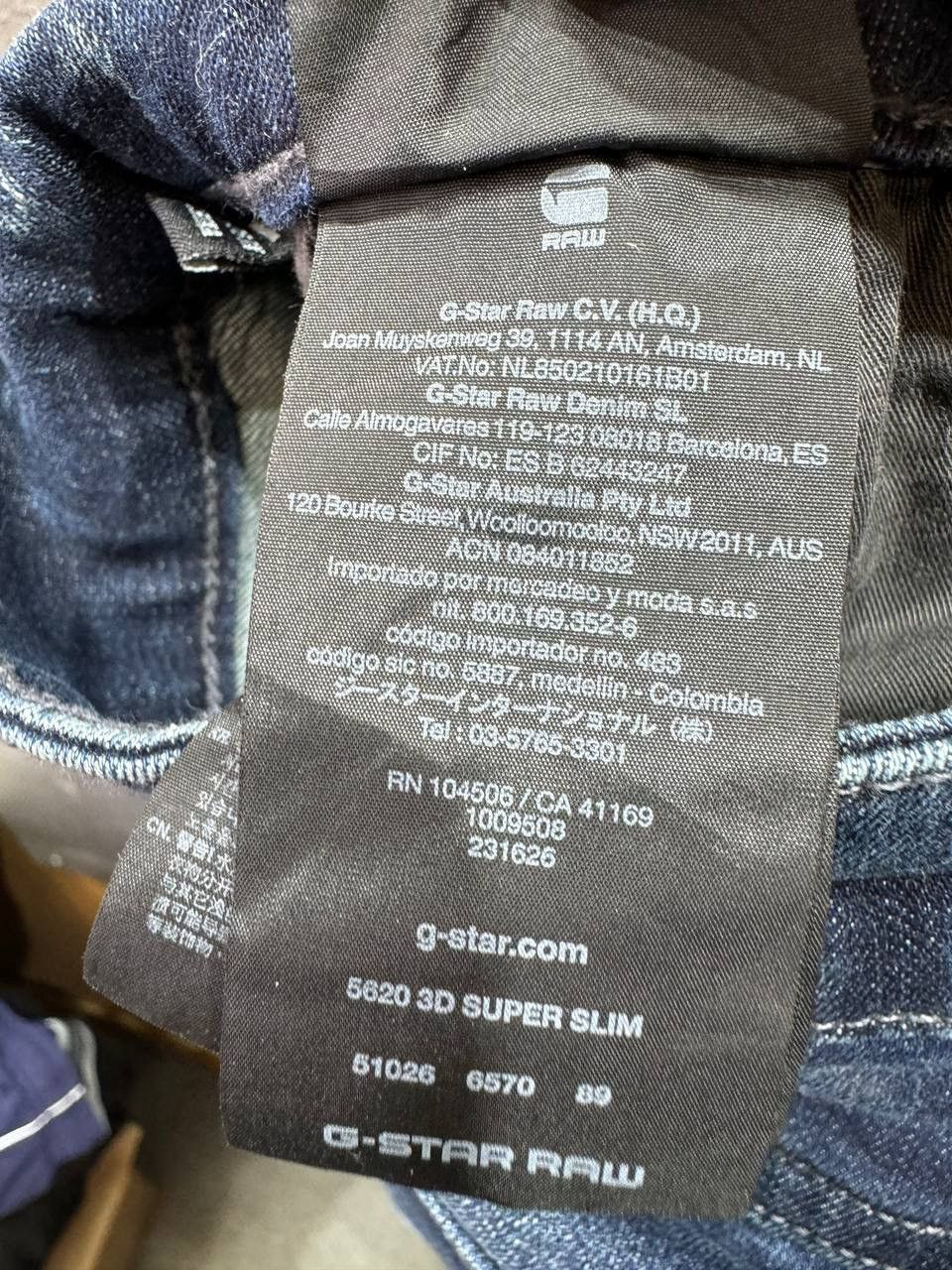 G-Star G-Star Elwood 5620 3D SUPER SLIM JEANS Mens Size US 30 / EU 46 - 17 Thumbnail