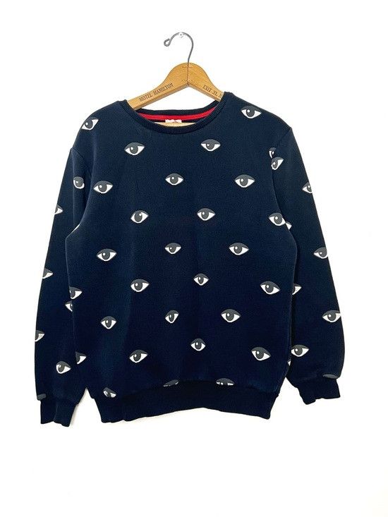 Kenzo Kenzo | All Over Eyes Sweater Size L / US 10 / IT 46 - 2 Thumbnail