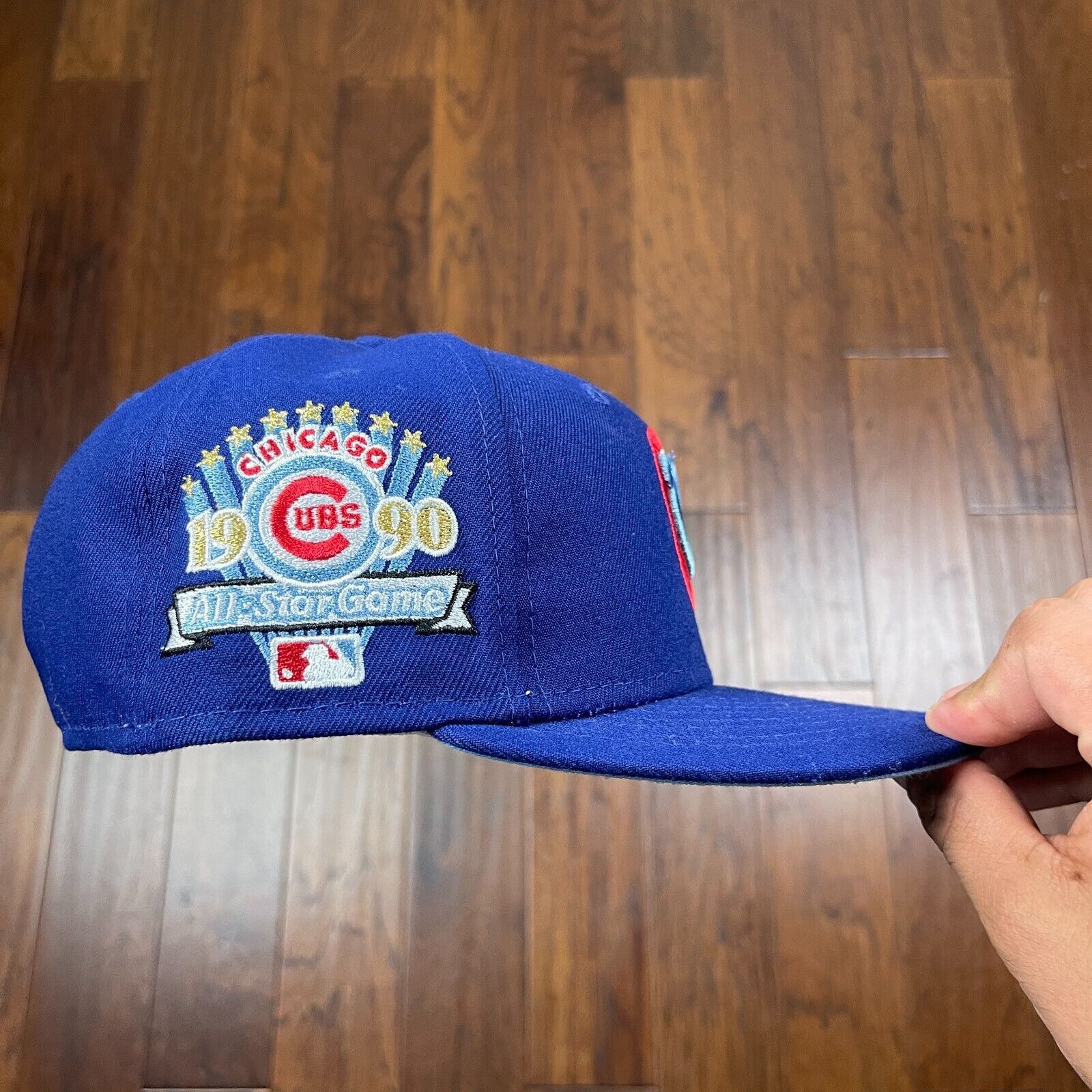 New Era Chicago Cubs New Era 1990 All Star Game Patch Hat Size 7 1/8 Size ONE SIZE - 5 Thumbnail