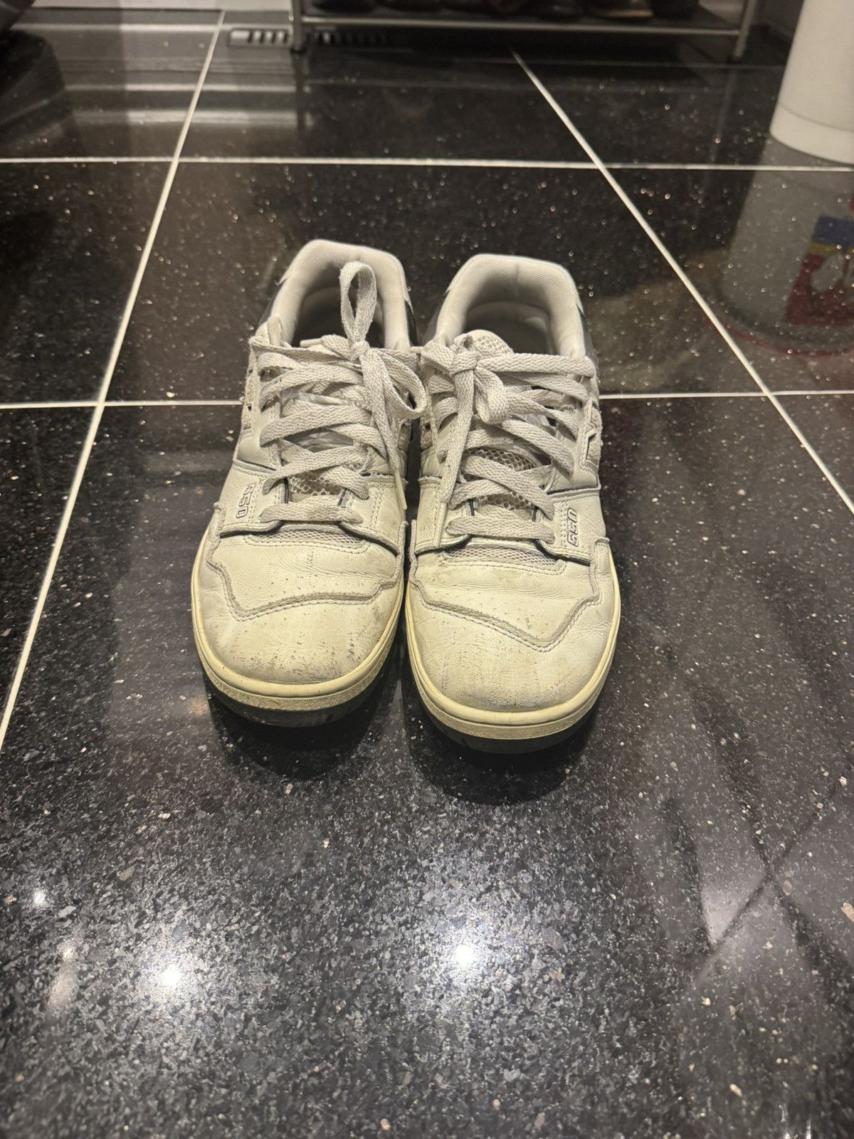 New Balance NEW BALANCE 550 CREAM BLACK Size US 8.5 / EU 41-42 - 4 Thumbnail