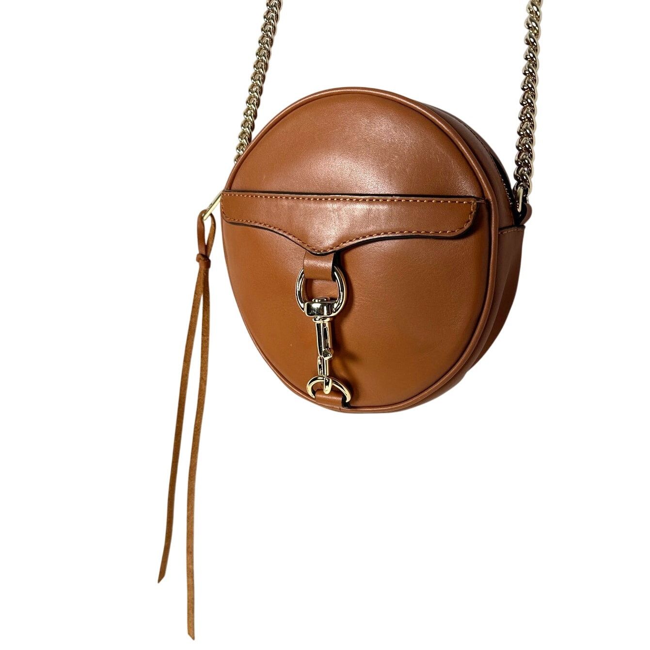 Rebecca Minkoff Vintage Rebecca Minkoff Brown Leather Round Bag w Dust Bag Size ONE SIZE - 15 Thumbnail