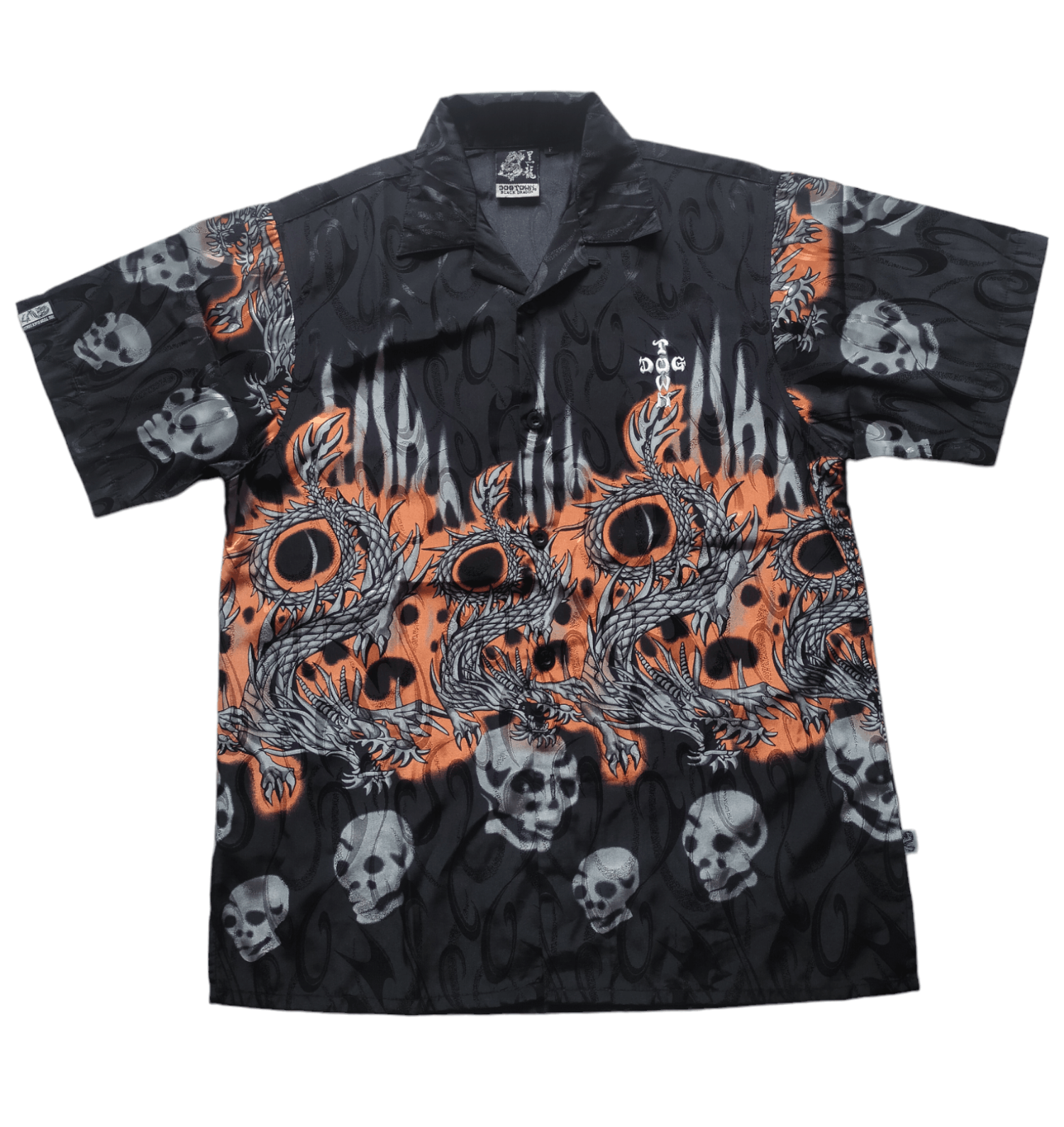 14th Addiction Dogtown dragon flame button Shirt Size US L / EU 52-54 / 3 - 1 Thumbnail