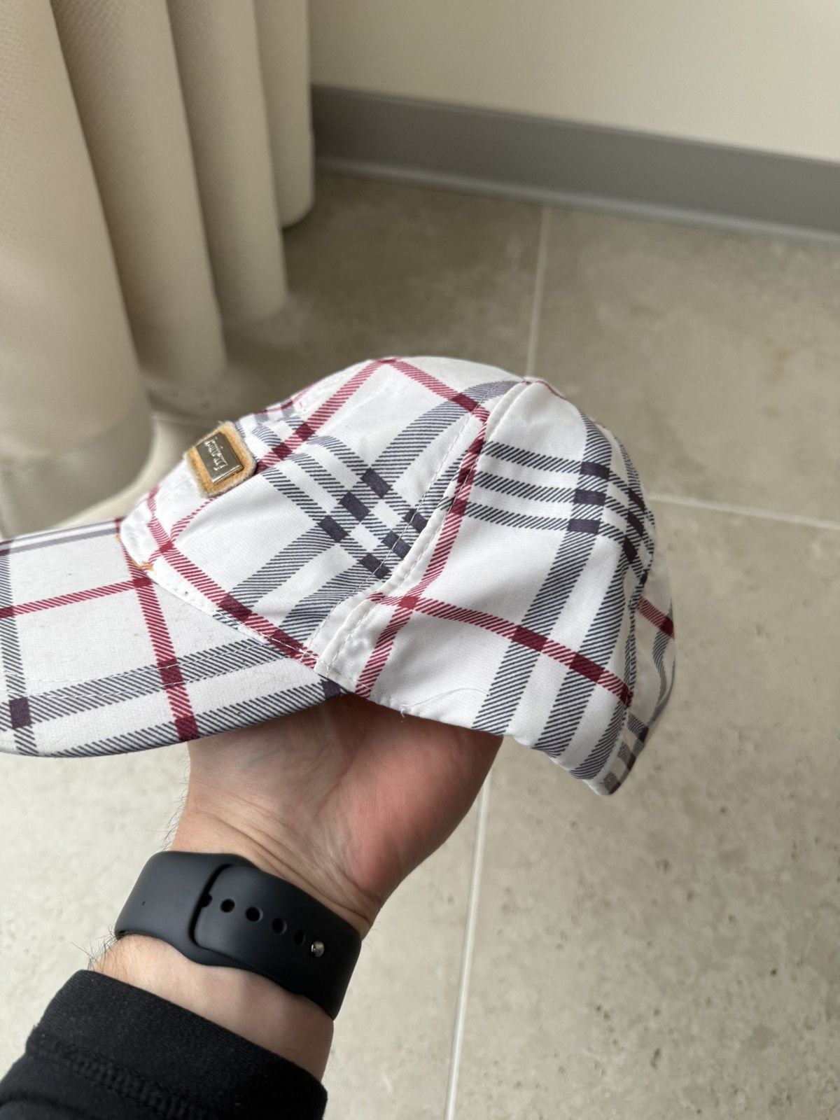 Burberry Authentic Burberry Cap Nova Check Vintage Y2K Hat Size ONE SIZE - 2 Thumbnail