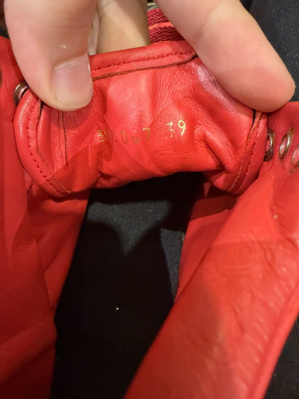 Balenciaga Balenciaga Pleated Arenas -Red Suede Size US 6 / EU 39 - 8 Thumbnail