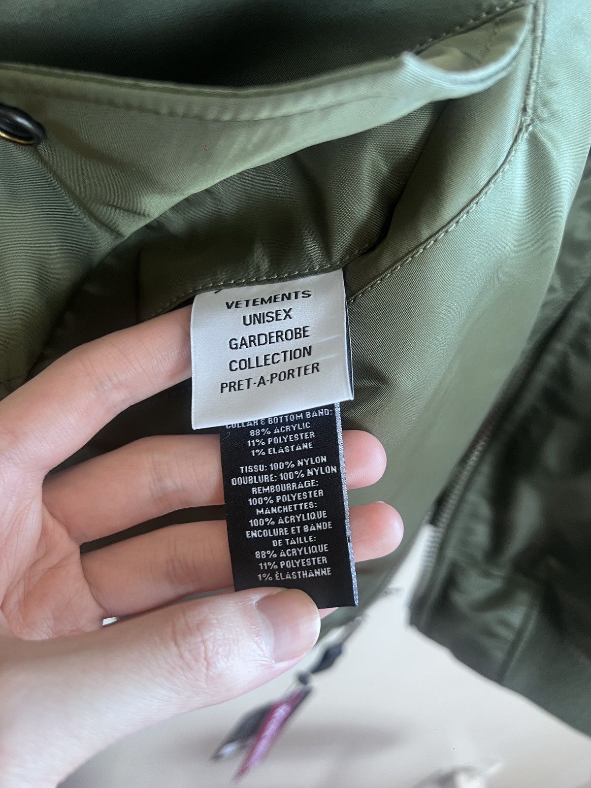 Alpha Industries × Vetements vetements racing bomber Size US S / EU 44-46 / 1 - 8 Thumbnail