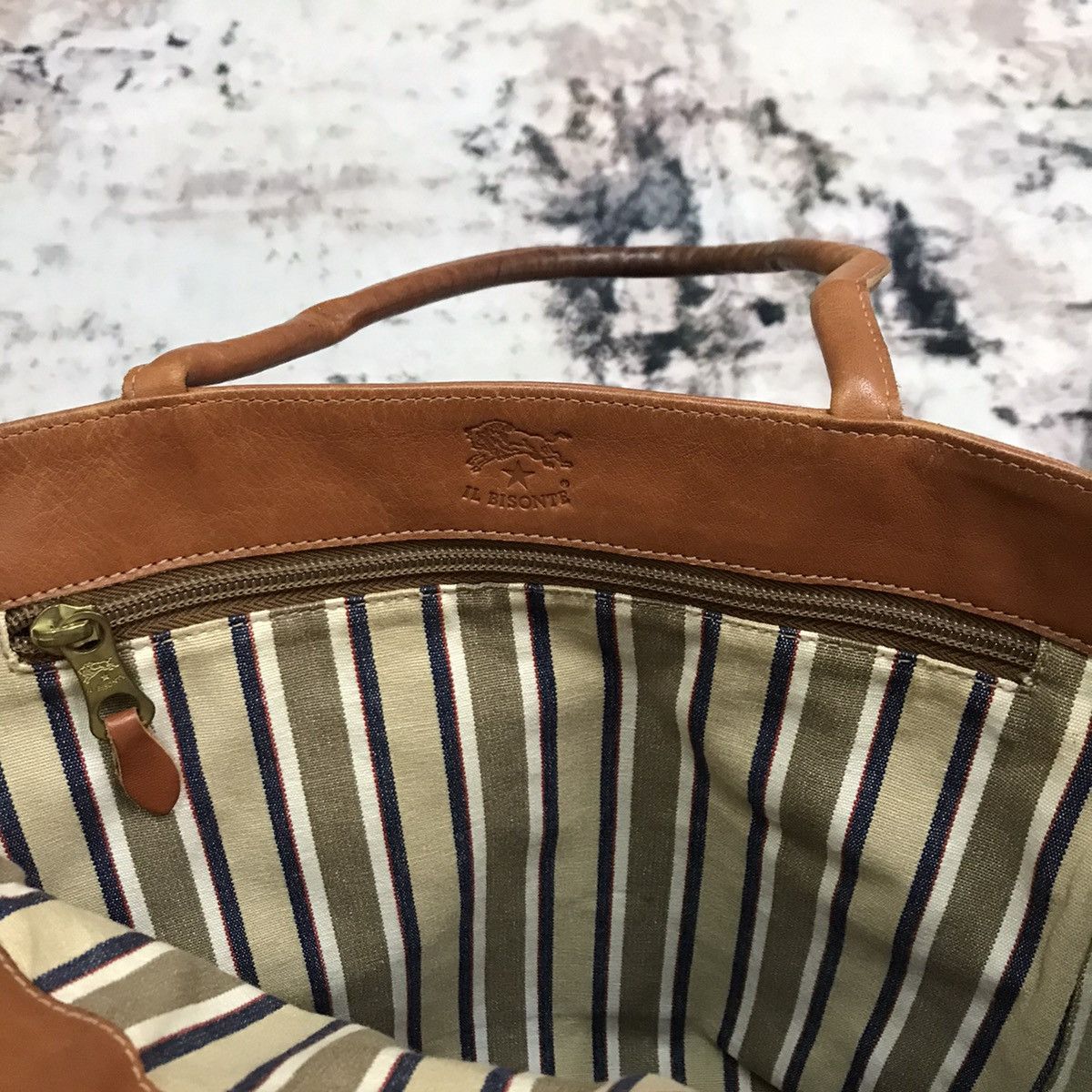 Il Bisonte Vintage Il Bisconte Genuine Leather Tote Bag Size ONE SIZE - 14 Thumbnail