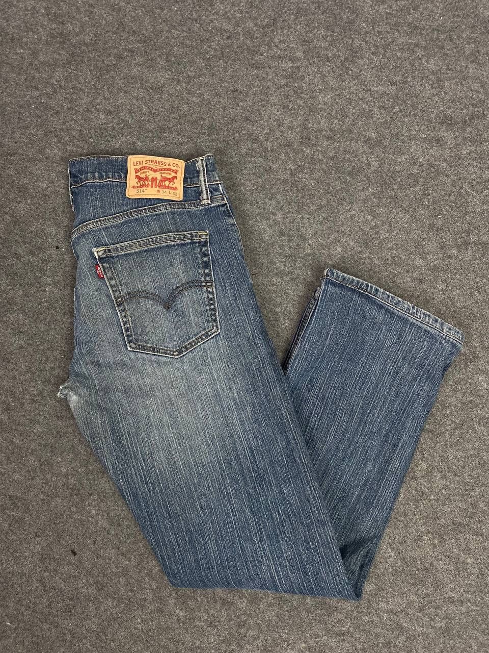 Levi's levis 514 distressed denim nice design Size US 35 - 2 Thumbnail