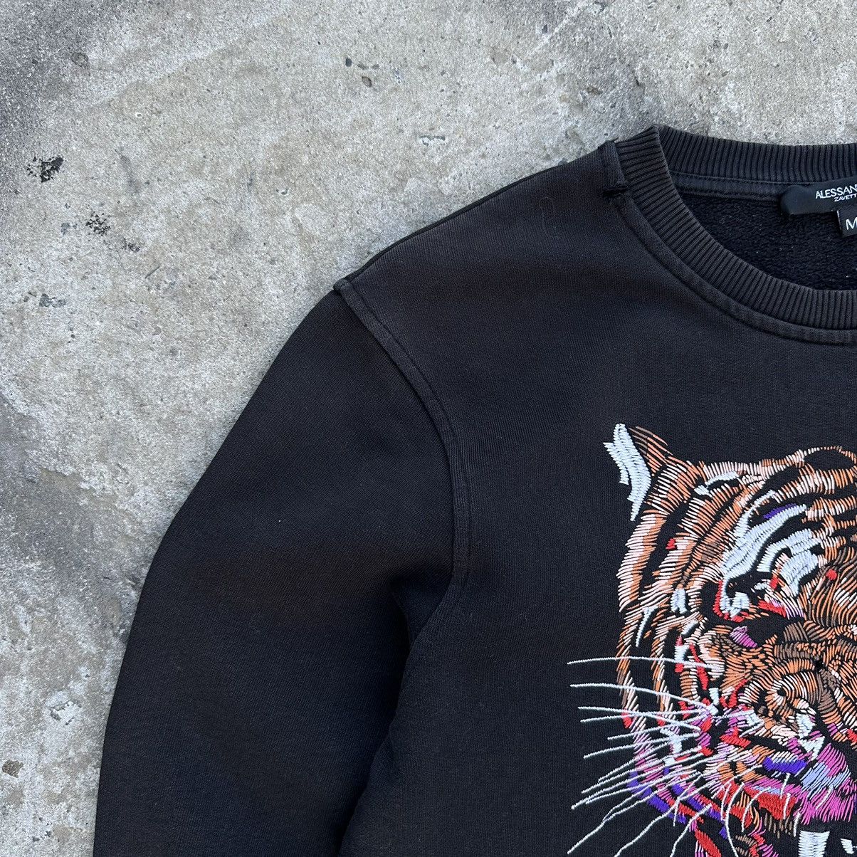 Other Luxury Allessandro Zavetti Sweatshirt Big Logo Distressed Size US M / EU 48-50 / 2 - 5 Thumbnail