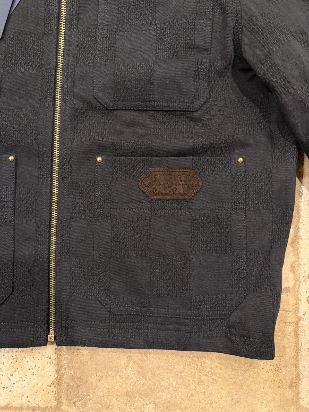 Louis Vuitton Louis Vuitton x Pharrell 2024 Damier Workwear Blouson Jacket Size US L / EU 52-54 / 3 - 9 Thumbnail