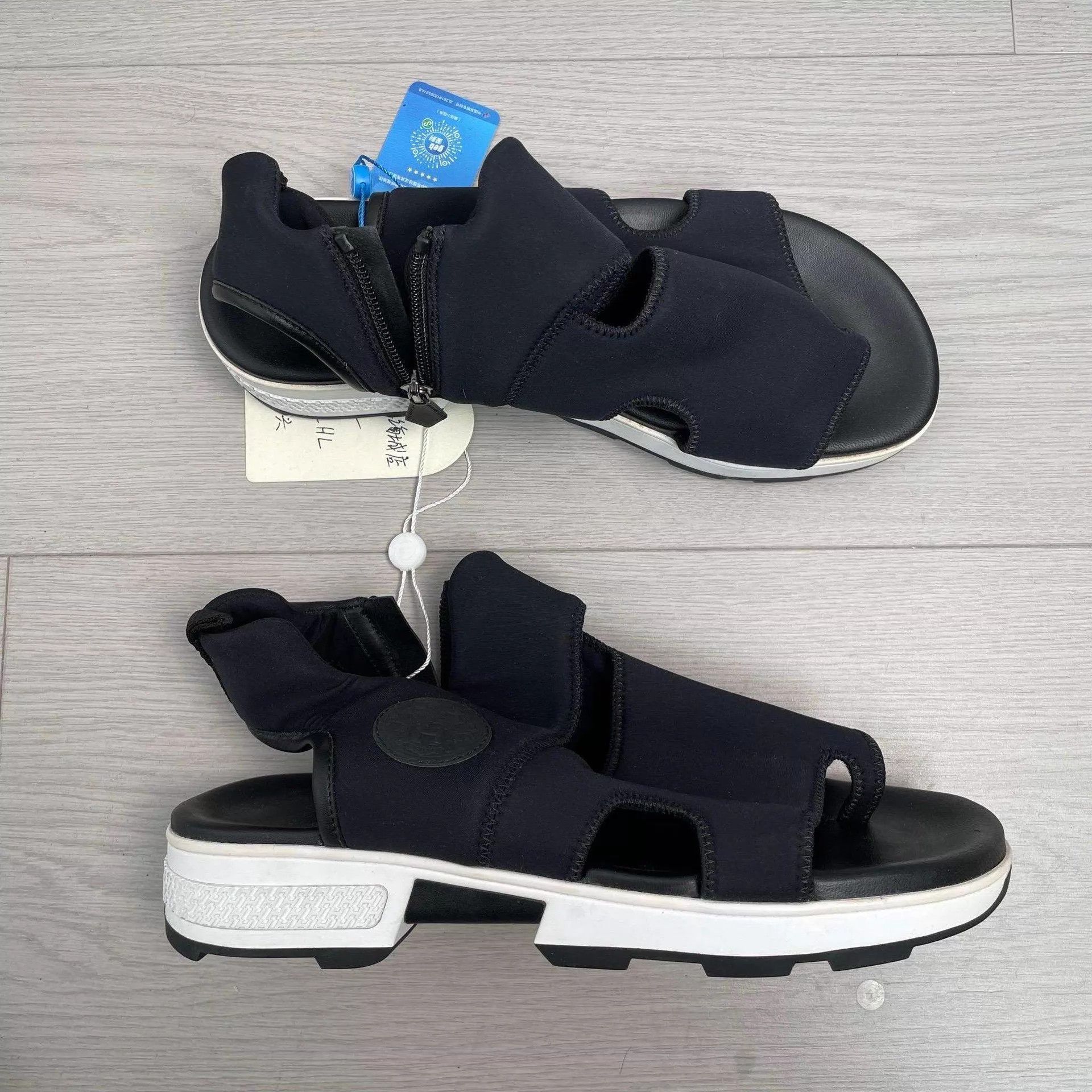 Hermes Hermès sandals 41.5 black Size US 8.5 / EU 41-42 - 3 Thumbnail