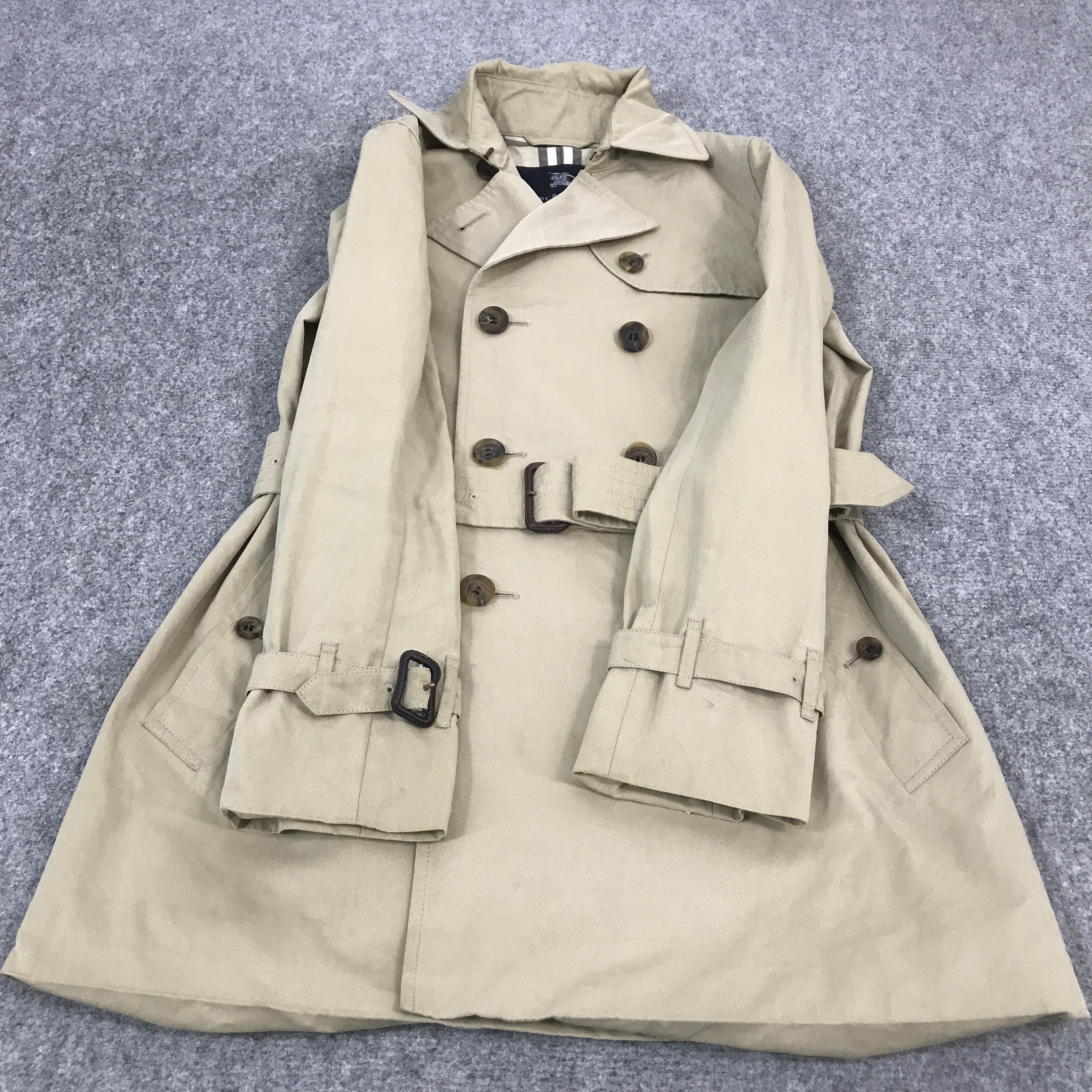 Burberry × Japanese Brand BURBERRY COAT BONDAGE BUTTON JACKET Size US M / EU 48-50 / 2 - 8 Thumbnail