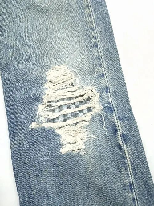 Levi's 90s Vintage Levi's 501 Made In USA Distressed Jeans 32x30 Size US 32 / EU 48 - 5 Thumbnail