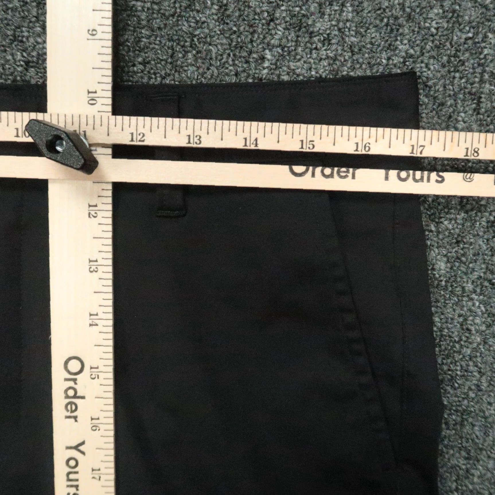 Rhone VINTAGE Rhone Pants Men 34x33 Black Commuter Chino Straight Trousers Size US 34 / EU 50 - 7 Thumbnail