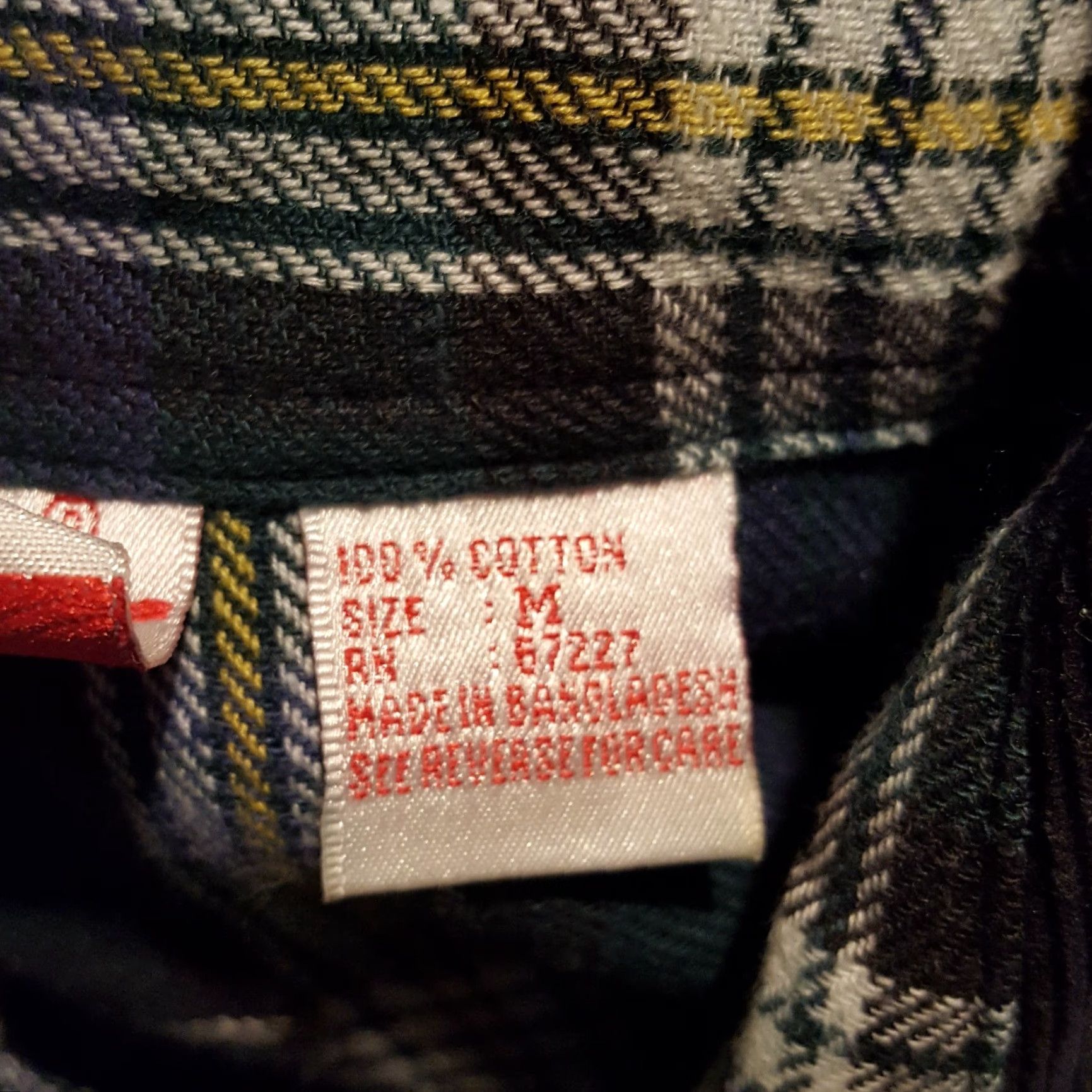 Vintage Vintage 80s Green Plaid Flannel Womens Medium Long Sleeve Preppy Button Up Shirt Size M / US 6-8 / IT 42-44 - 7 Thumbnail
