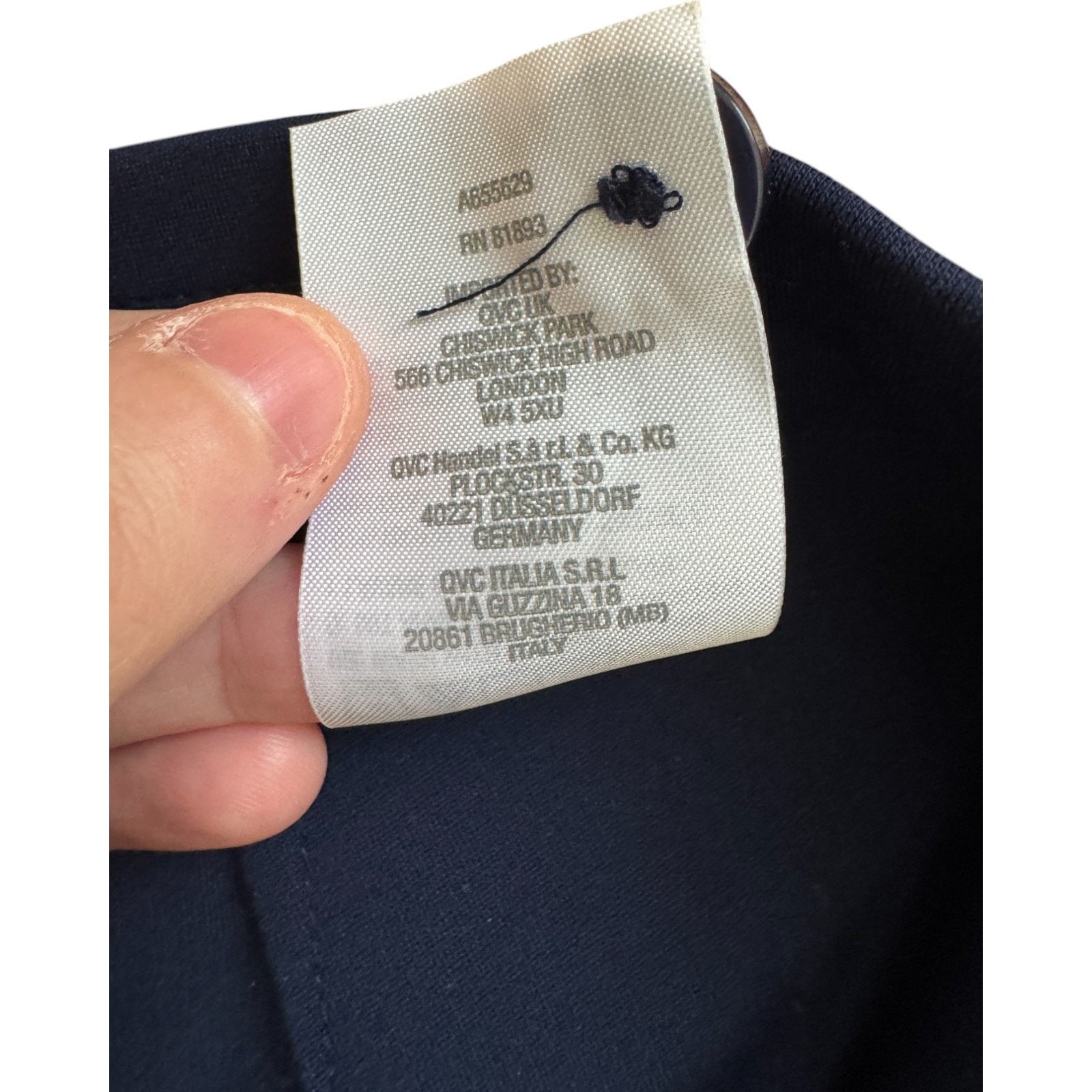 Other Susan Graver Smart Ponte Slim Leg Trouser Navy X-Small P Size 24" / US 00 / IT 34 - 10 Thumbnail