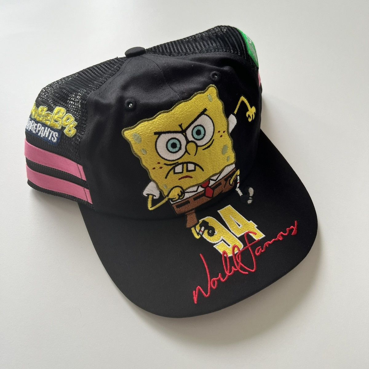Supreme SpongeBob Jeff Hamilton Mesh Back 6-panel Hat Black