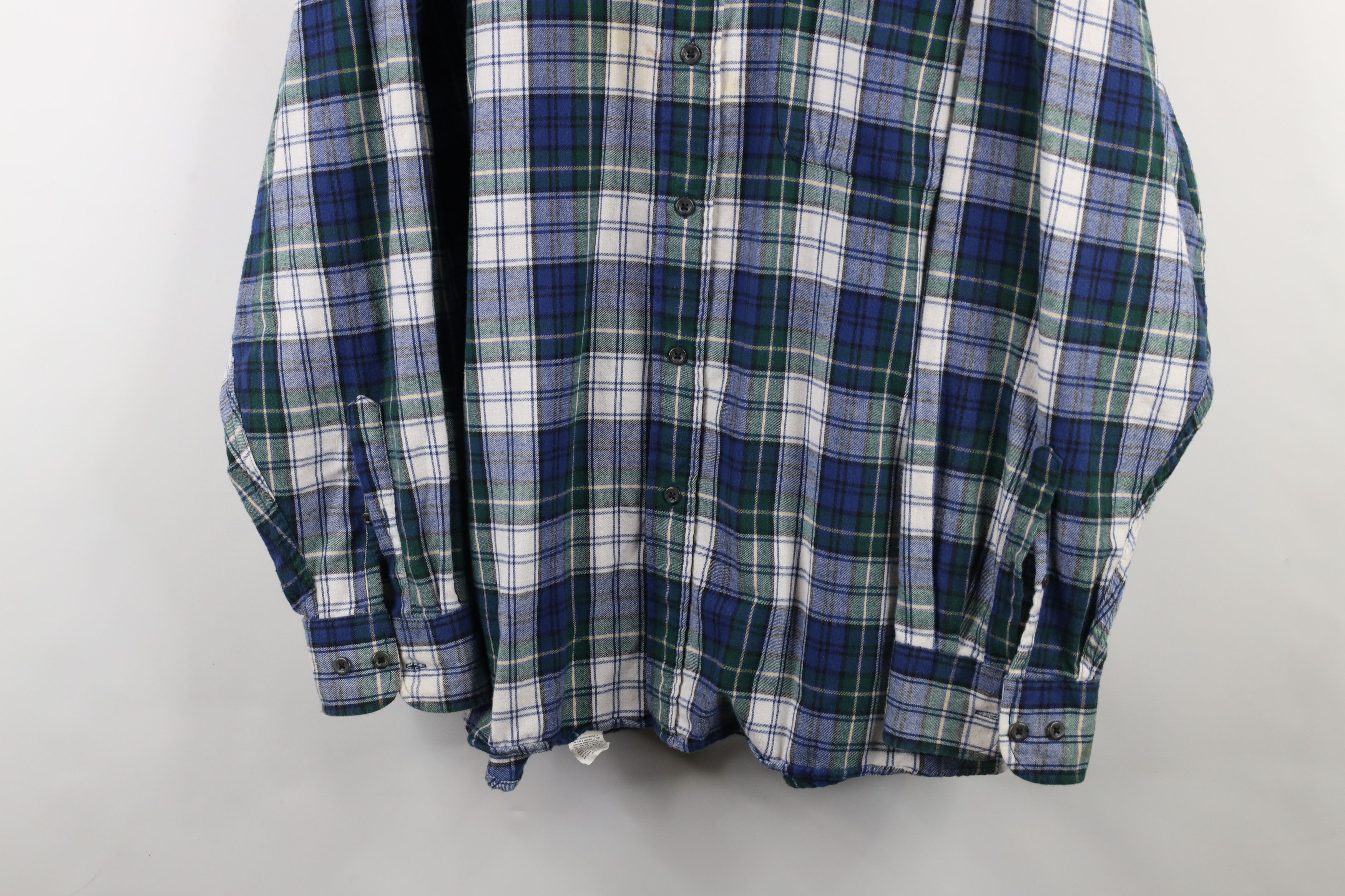 Cabelas × Vintage Vintage 90s Cabelas Flannel Collared Button Down Shirt Plaid Size US XXL / EU 58 / 5 - 3 Thumbnail