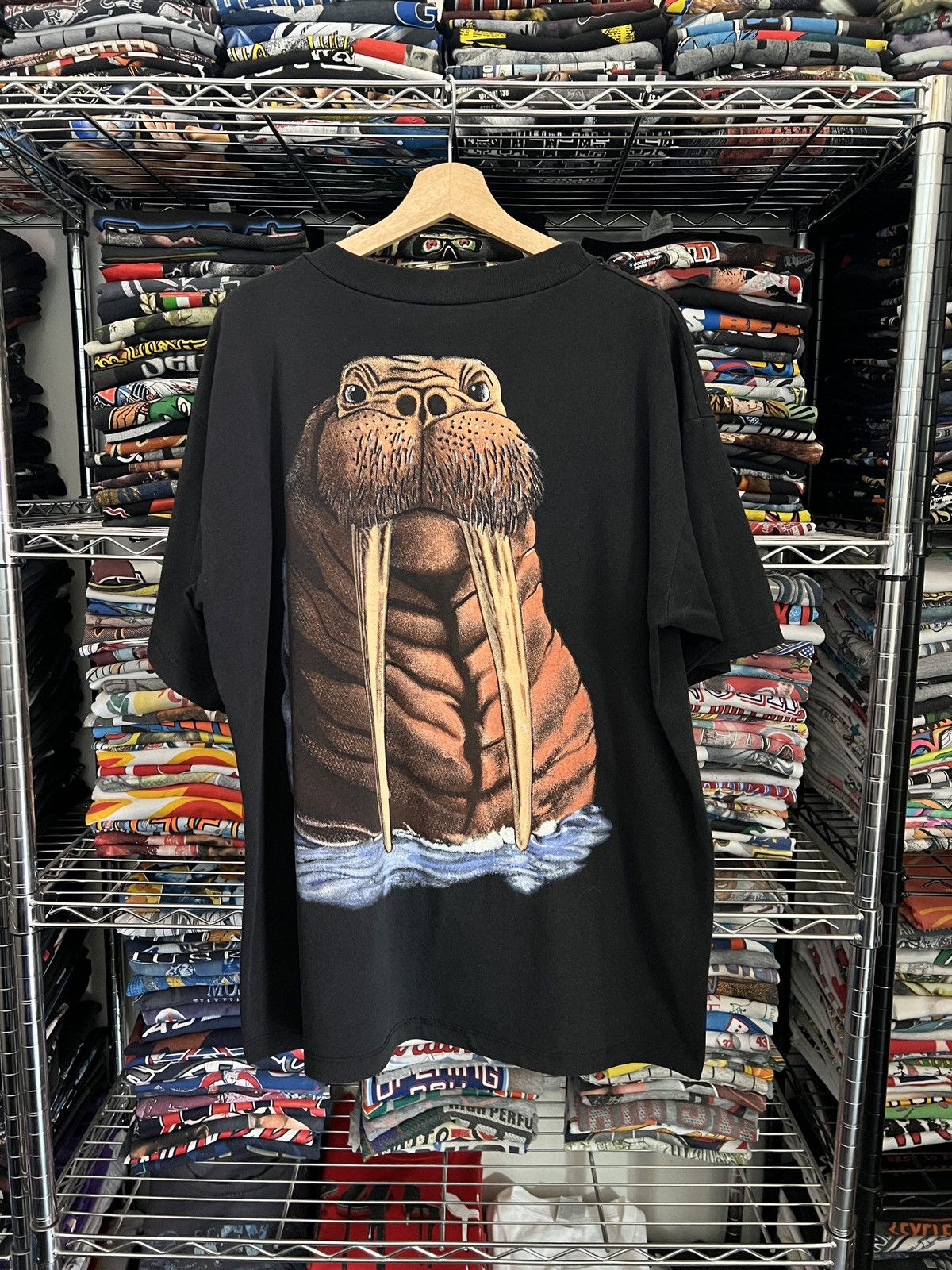 Habitat 90s Walrus Nature Save The Planet Tee Size US XL / EU 56 / 4 - 1 Thumbnail