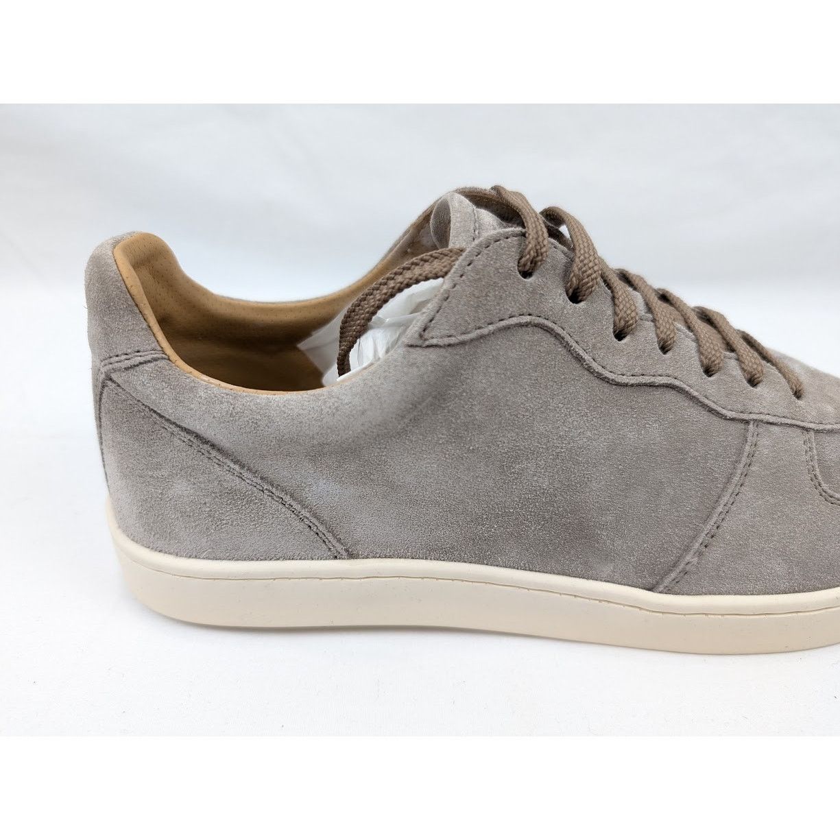 Brunello Cucinelli o1rshd1 Suede Low-Top Sneakers in Beige Size US 8 / EU 41 - 4 Thumbnail