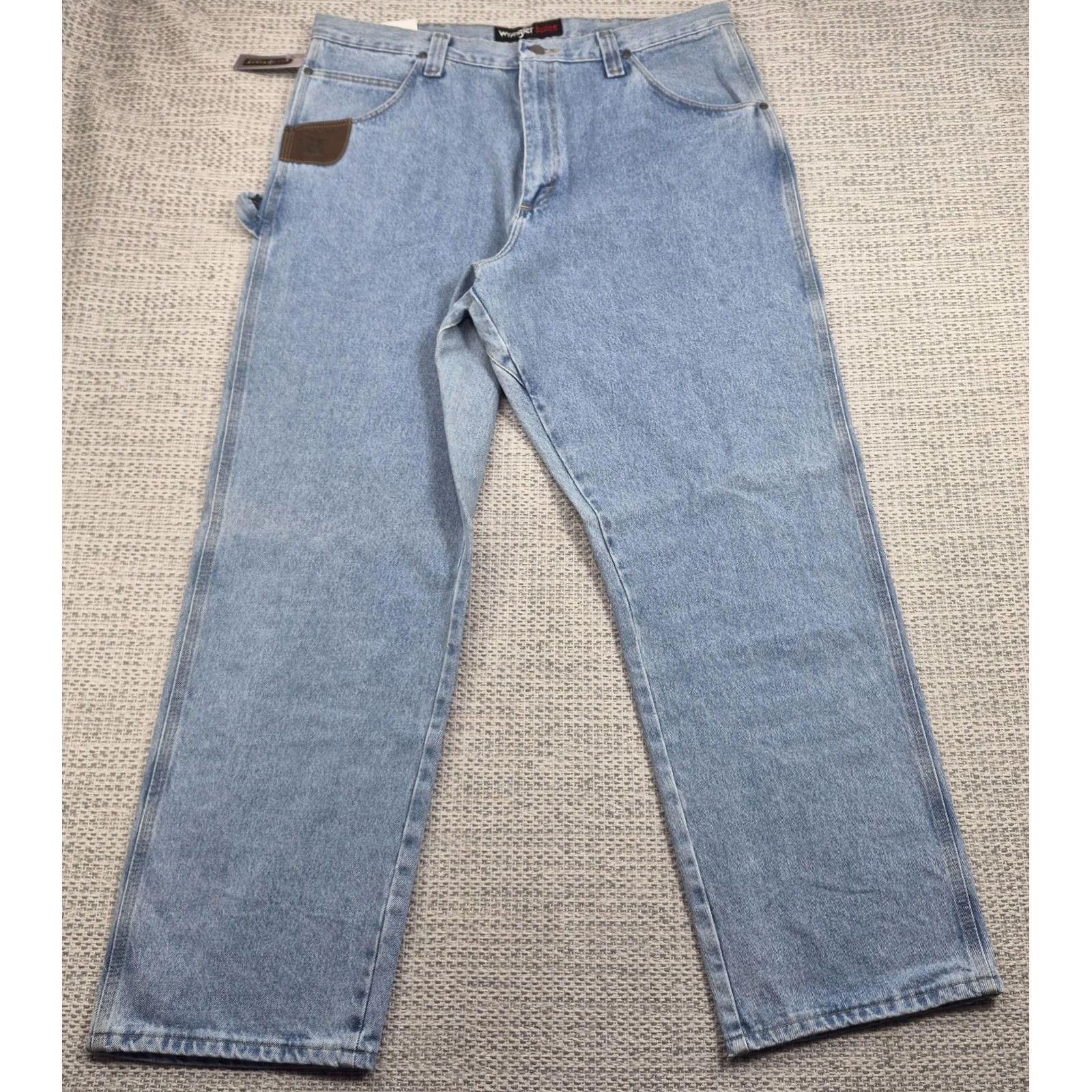 Wrangler Wrangler RIGGS Workwear Jeans Mens 40x32 Blue Carpenter Relaxed Straight Denim Jeans Size US 40 / EU 56 - 2 Thumbnail