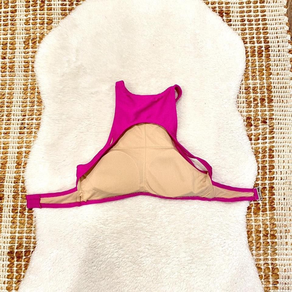 Other Brand New Deep Fuchsia High Neck Bikini Top Size XS / US 0-2 / IT 36-38 - 6 Thumbnail