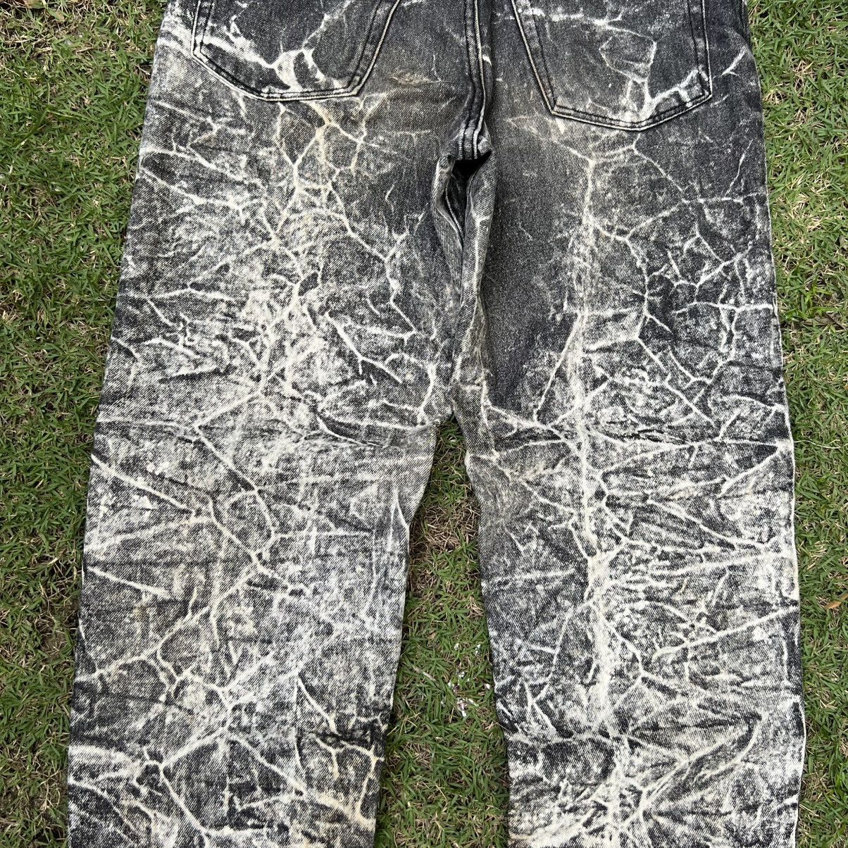 Japanese Brand “BOBSON” ACID WASH GREY JEANS Size US 28 / EU 44 - 13 Thumbnail