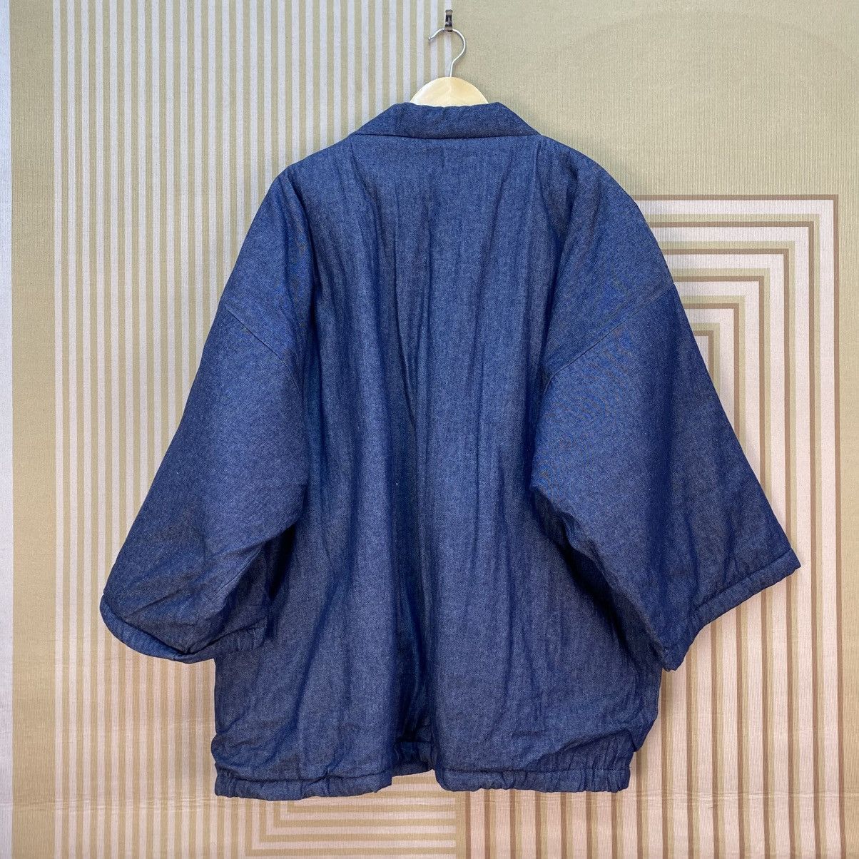 Japanese Brand 🫶Vintage Padded Kimono Indigo Jacket Size US M / EU 48-50 / 2 - 2 Thumbnail