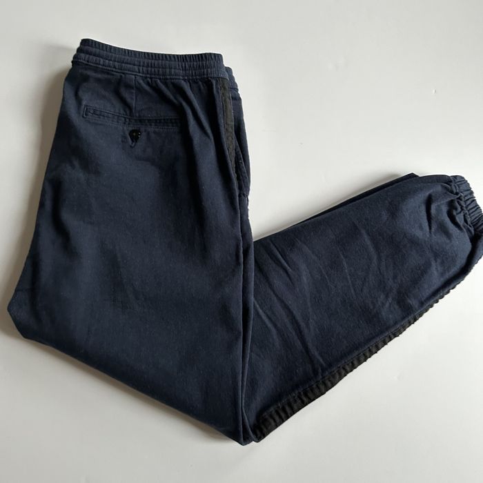 Todd Snyder TODD SNYDER Cotton Blue Denim Tuxedo Striped Jogger Pant | Grailed
