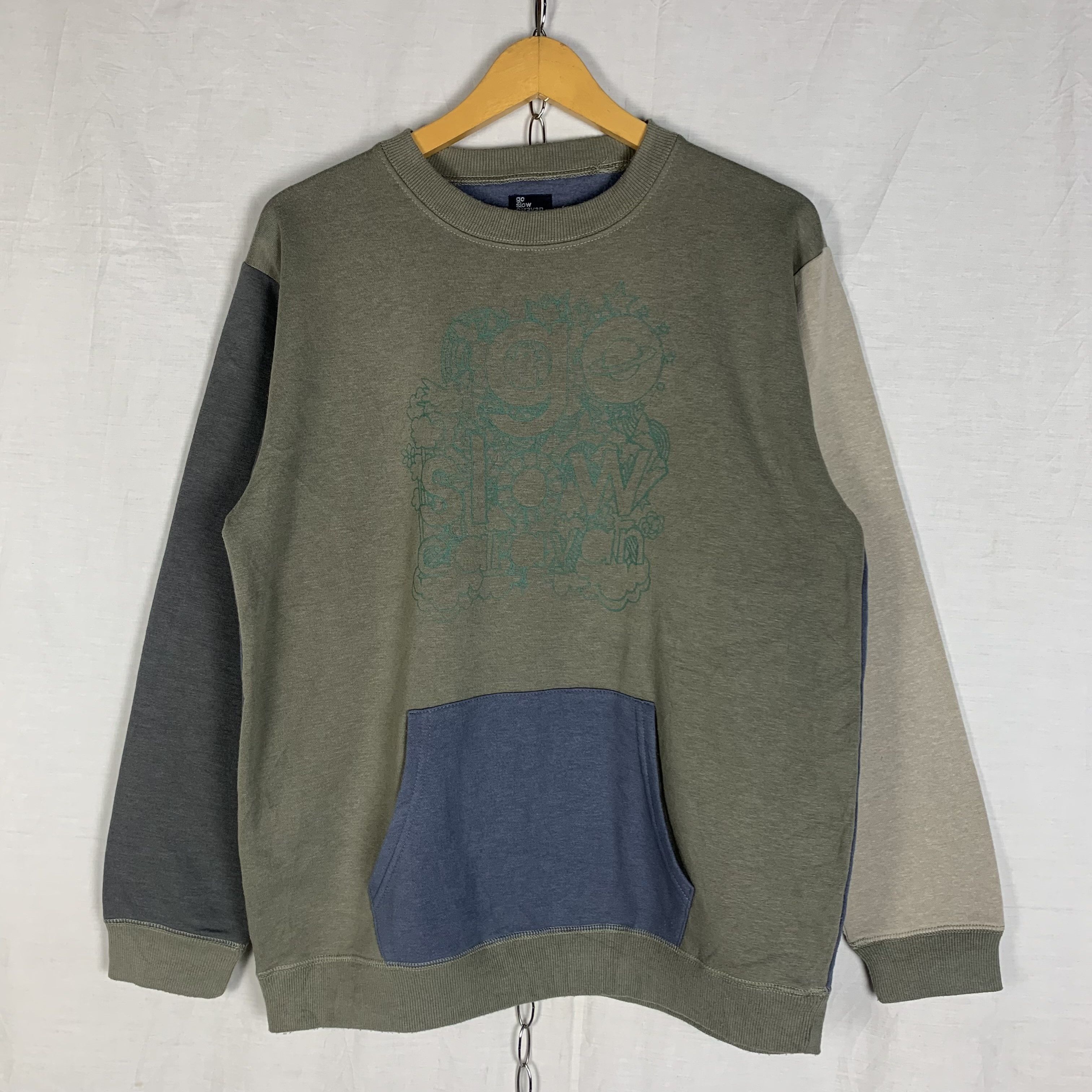 go slow caravan Go Slow Caravan Multicolor Raglan Sweatshirt Crewneck Size US M / EU 48-50 / 2 - 1 Thumbnail