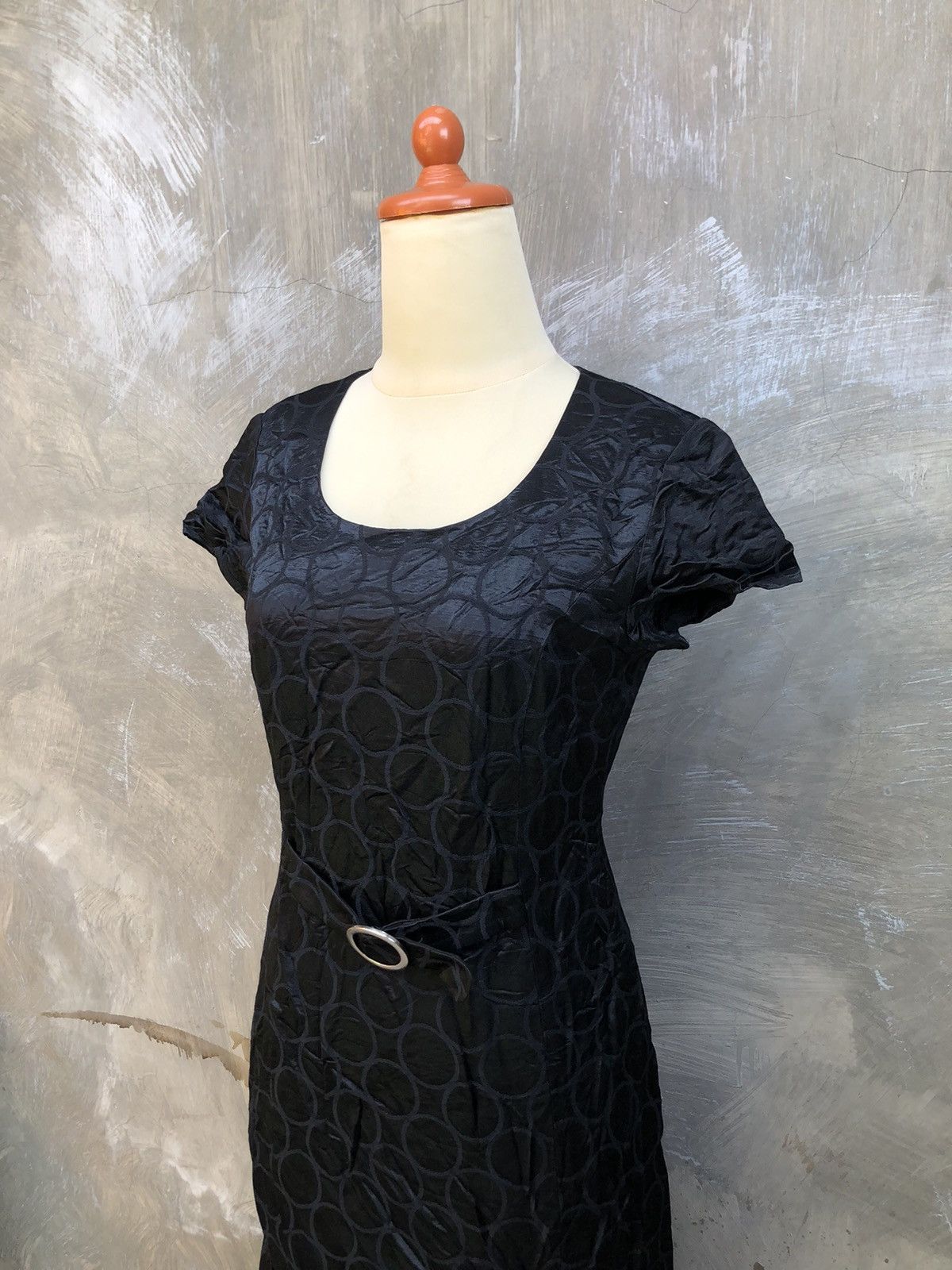 Courreges Courreges Midi Black Dress Size XS / US 0-2 / IT 36-38 - 2 Thumbnail