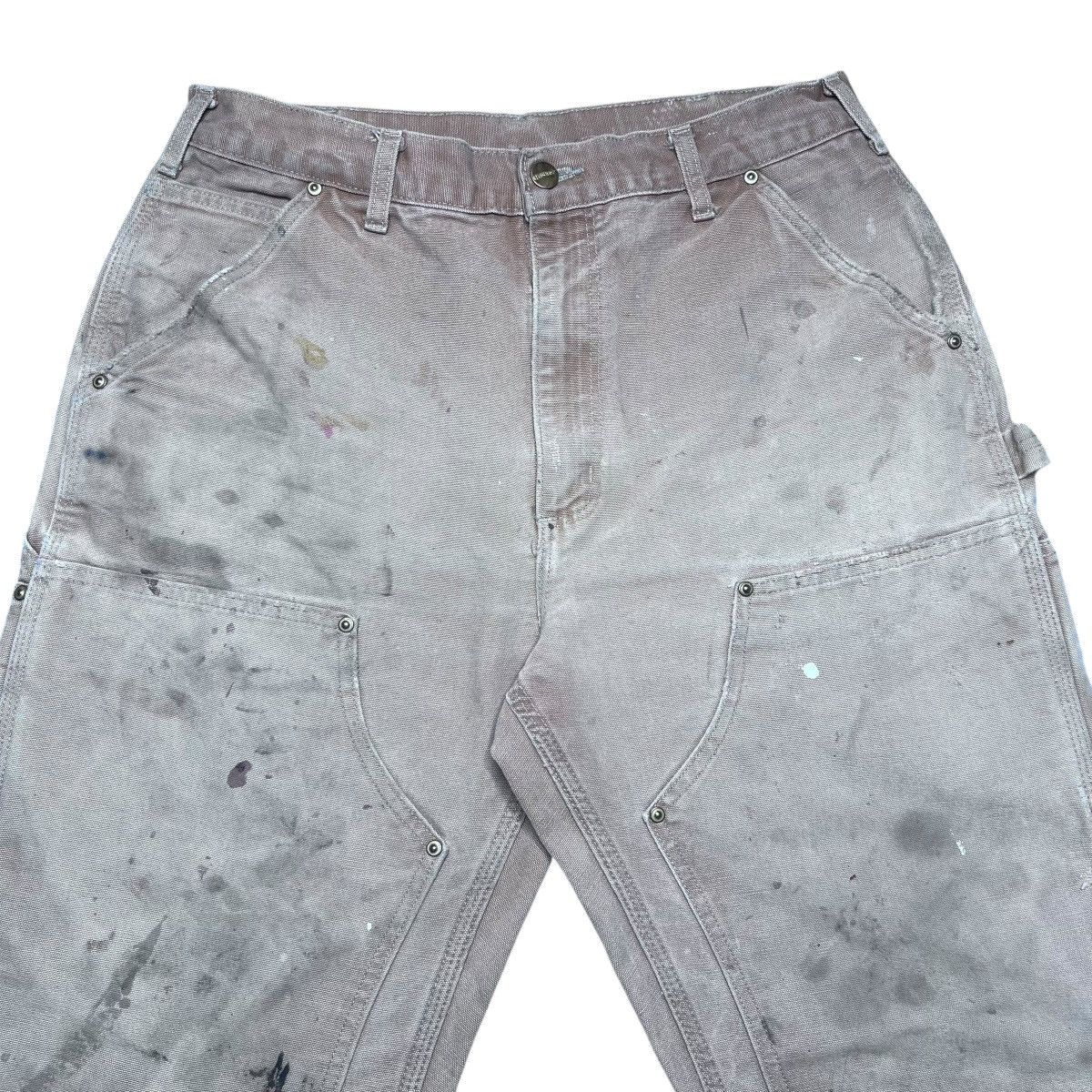 Carhartt Carhartt B01 BRN Double Knee Brown Carpenter Painter Pants Size US 32 / EU 48 - 5 Thumbnail