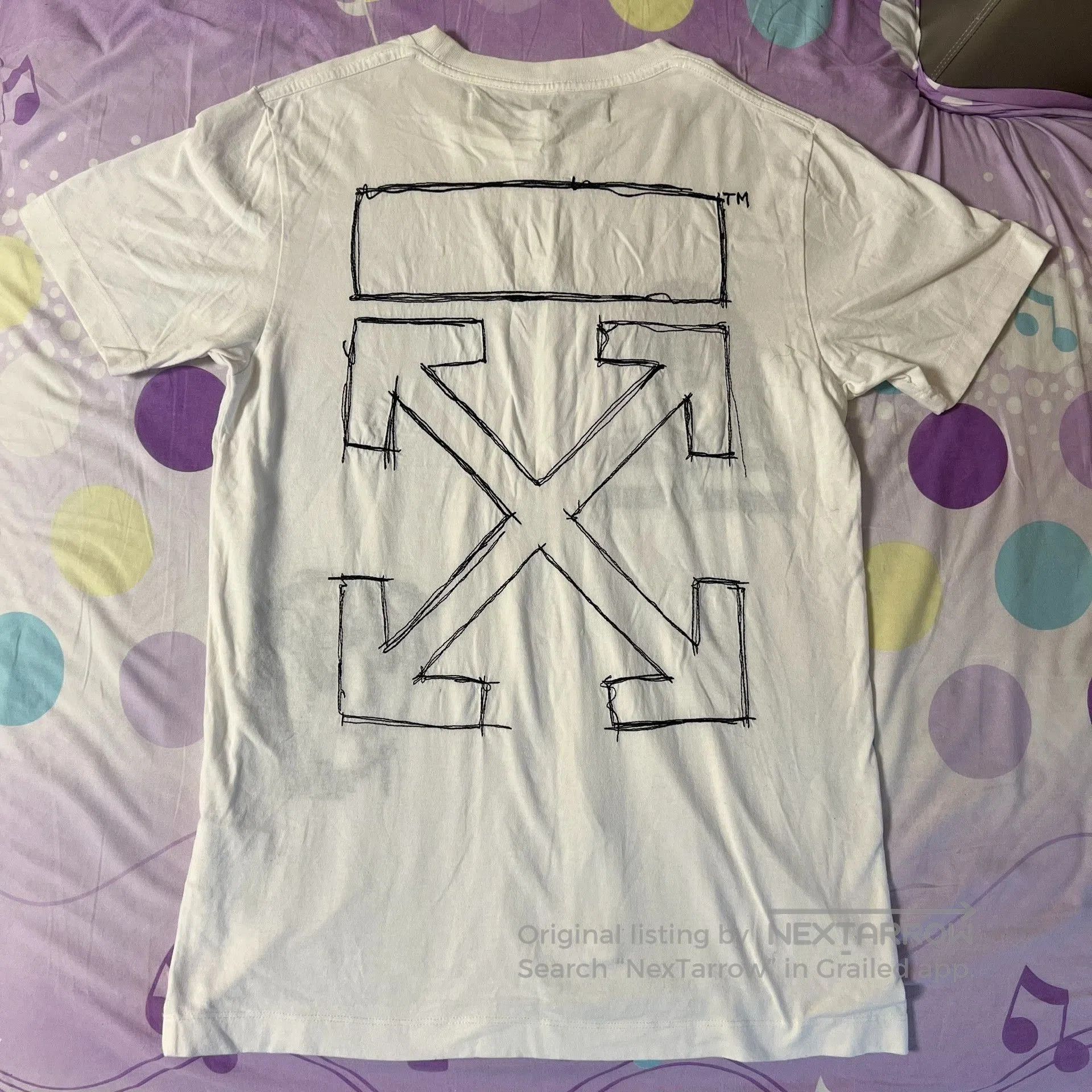 Off-White Off-White Sketch Short-Sleeve Tee. Size US S / EU 44-46 / 1 - 2 Thumbnail