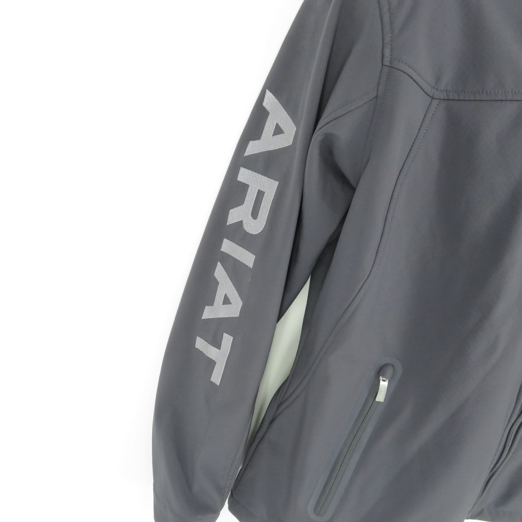 Ariat Ariat Womens New Team Softshell Jacket Periscope Gray 1X NWT Size XL / US 12-14 / IT 48-50 - 3 Thumbnail