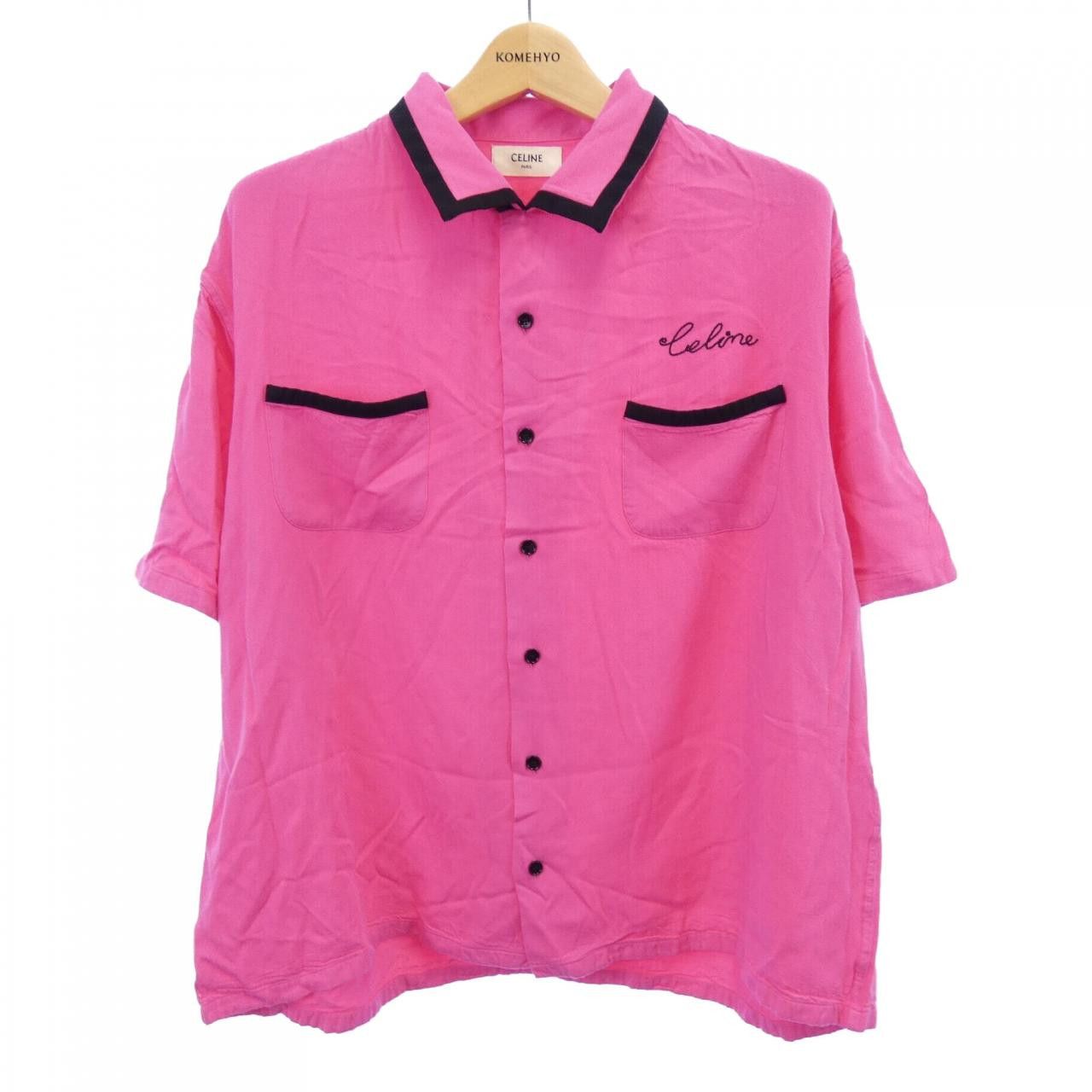Celine Celine Celine S/S Shirt Cotton Shirt Cotton Tops 2C831171S DUTY FREE for USA Size ONE SIZE - 1 Thumbnail