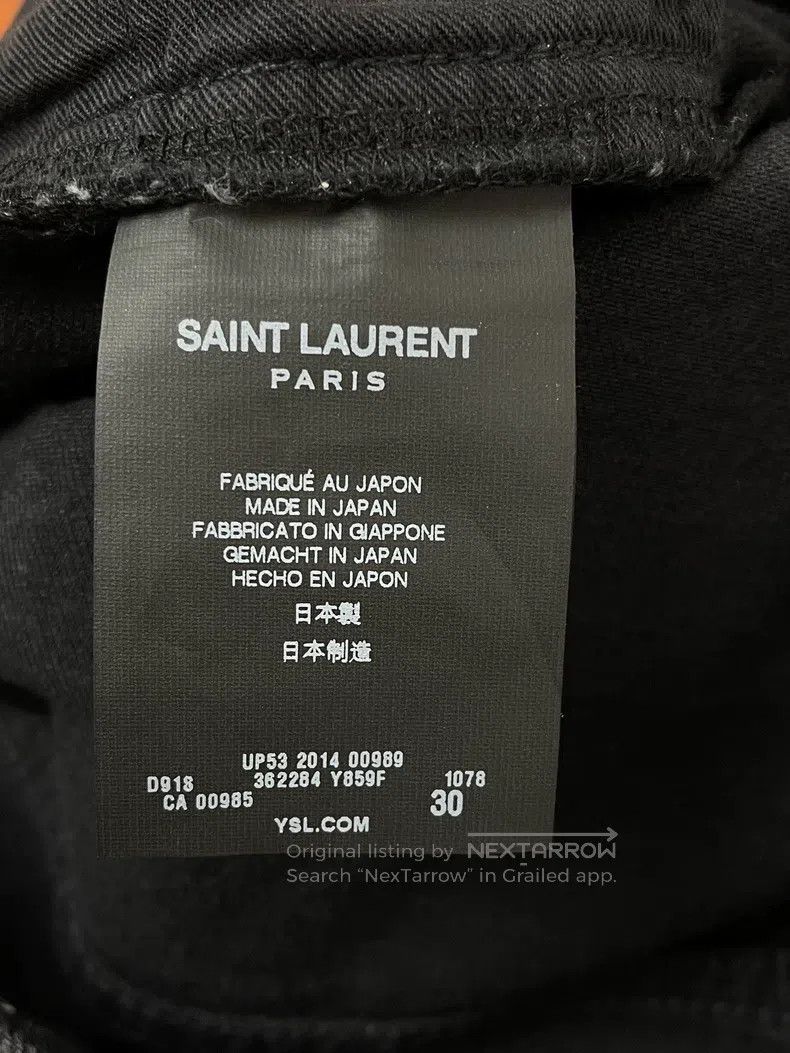 Saint Laurent Paris Saint Laurent Paris Straight Leg Jeans Size US 30 / EU 46 - 5 Thumbnail