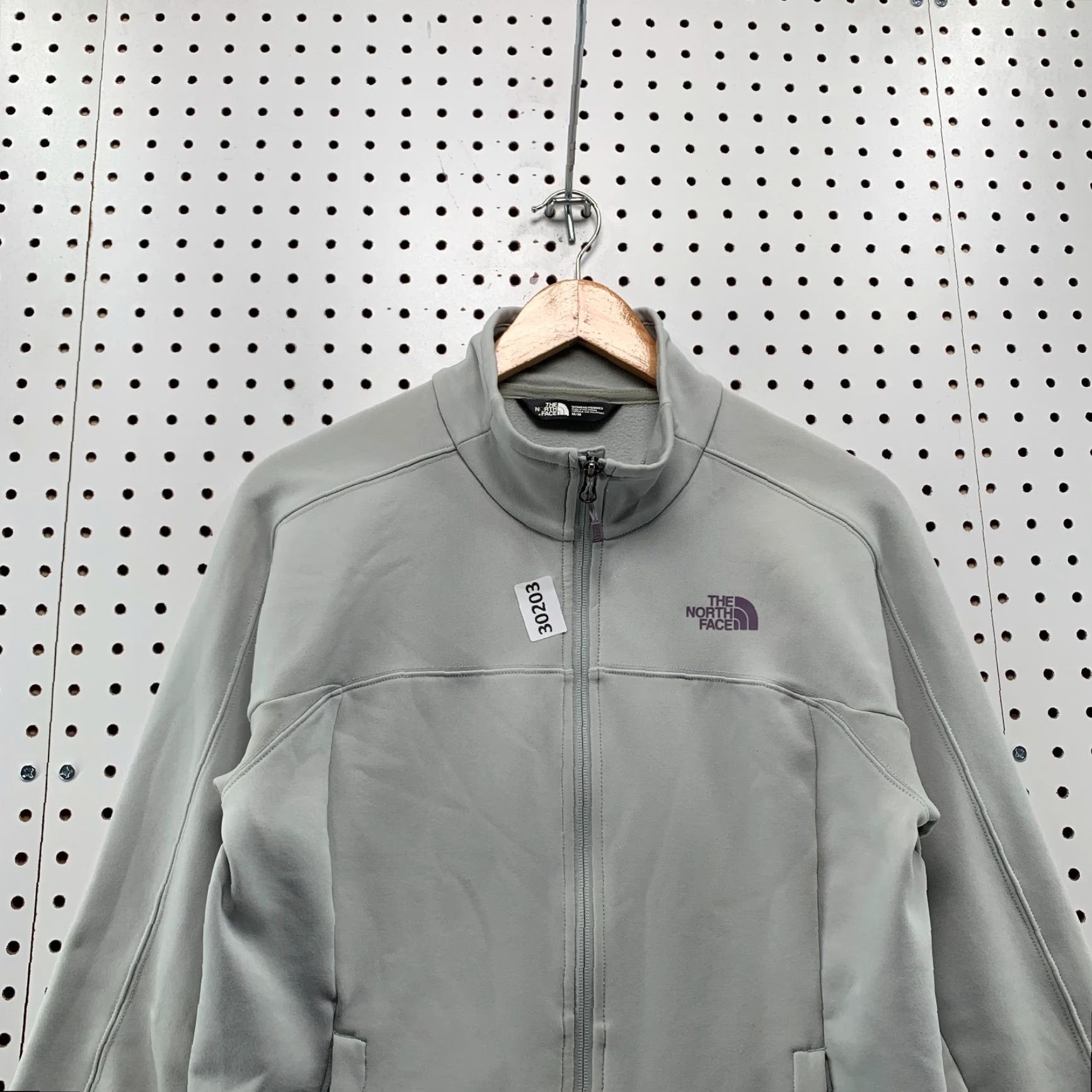 The North Face VINTAGE The North Face Active Jacket Gray Womens Medium Full Zip Outdoor Casual Size M / US 6-8 / IT 42-44 - 5 Thumbnail