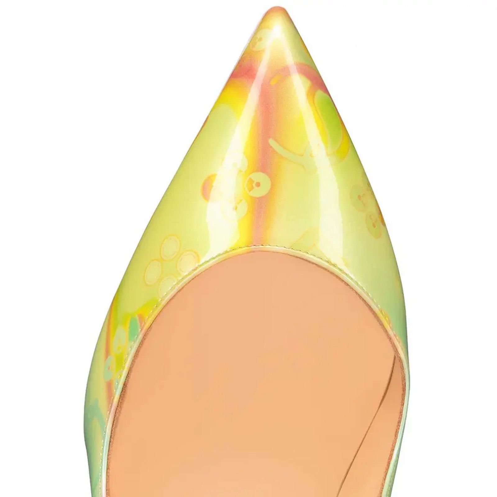 Christian Louboutin Hot Chick 100 Patent Loubi In California Heel Pump 38.5 Size US 8.5 / IT 38.5 - 6 Thumbnail
