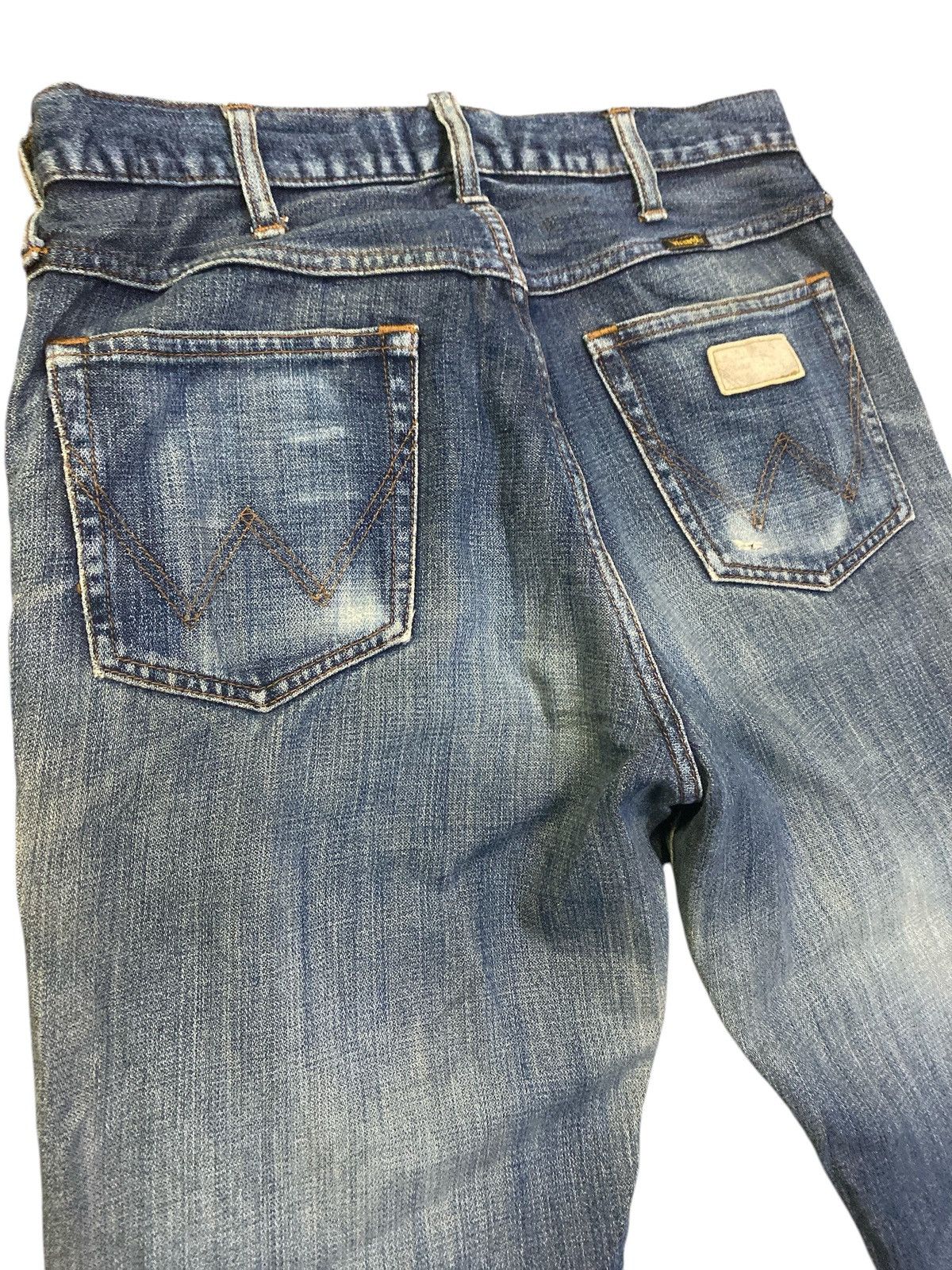 Vintage × Wrangler Wrangler Distressed Flared Denim Size US 31 - 11 Thumbnail